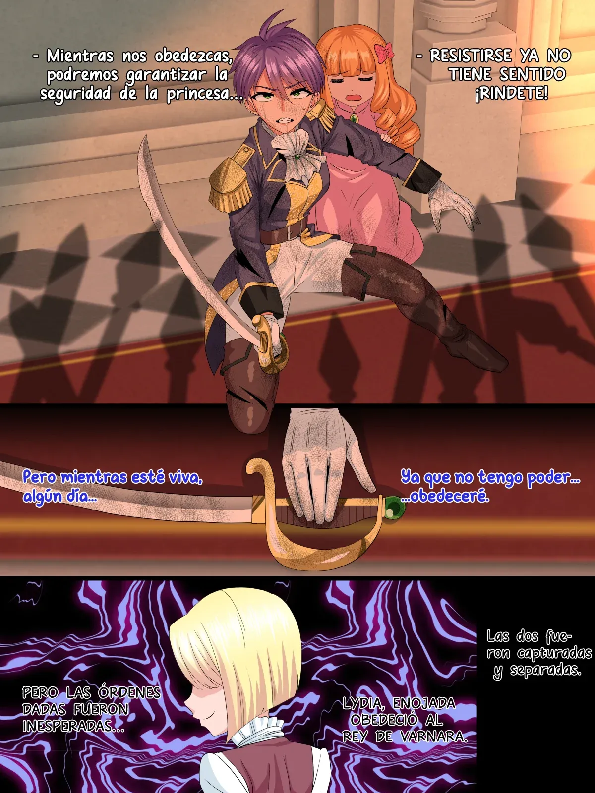 Kanzen Kuppuku Kyokon Ouji Vs Chounyuu Onna Kishi Español 图片编号 3