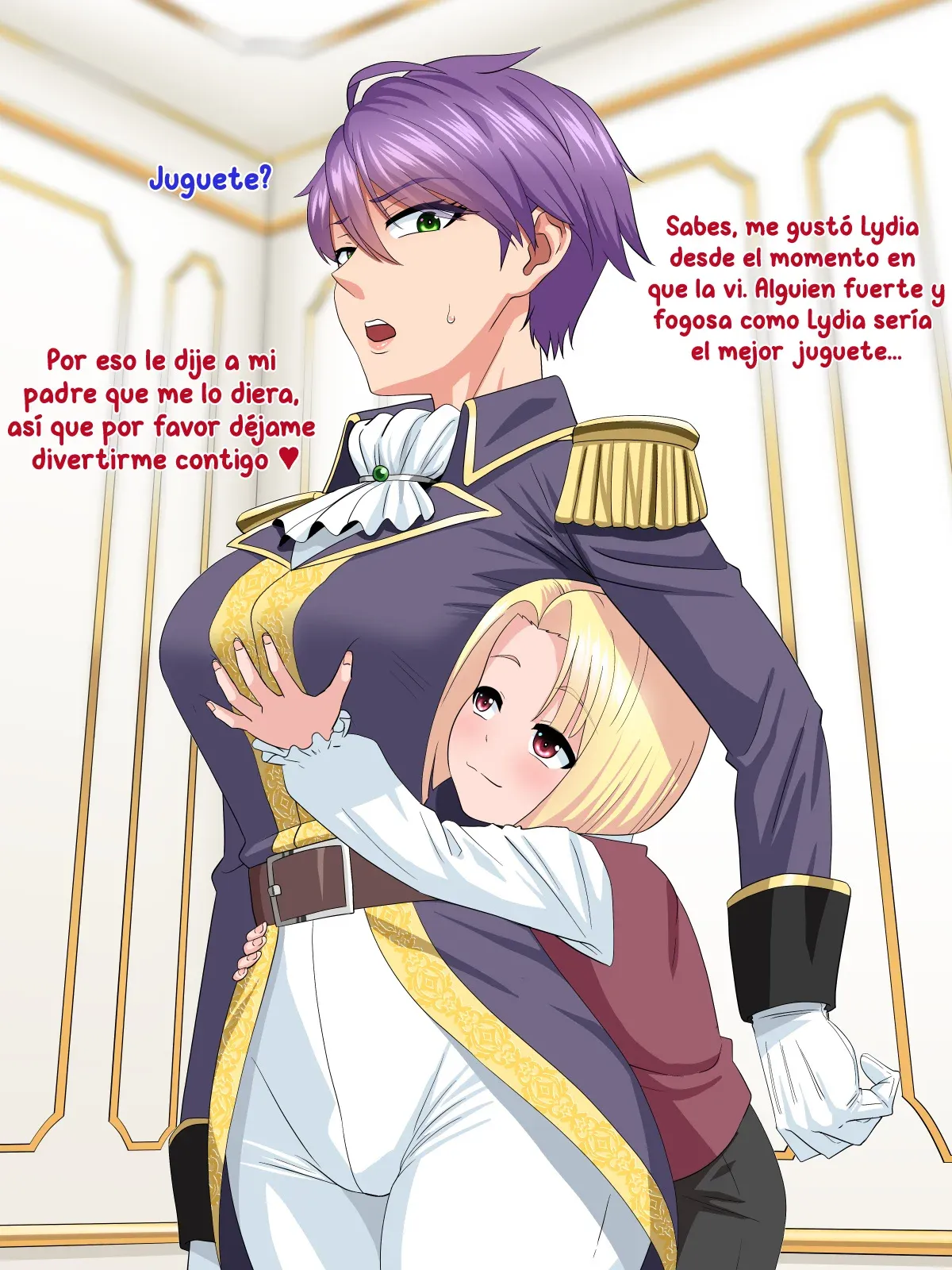 Kanzen Kuppuku Kyokon Ouji Vs Chounyuu Onna Kishi Español 图片编号 6