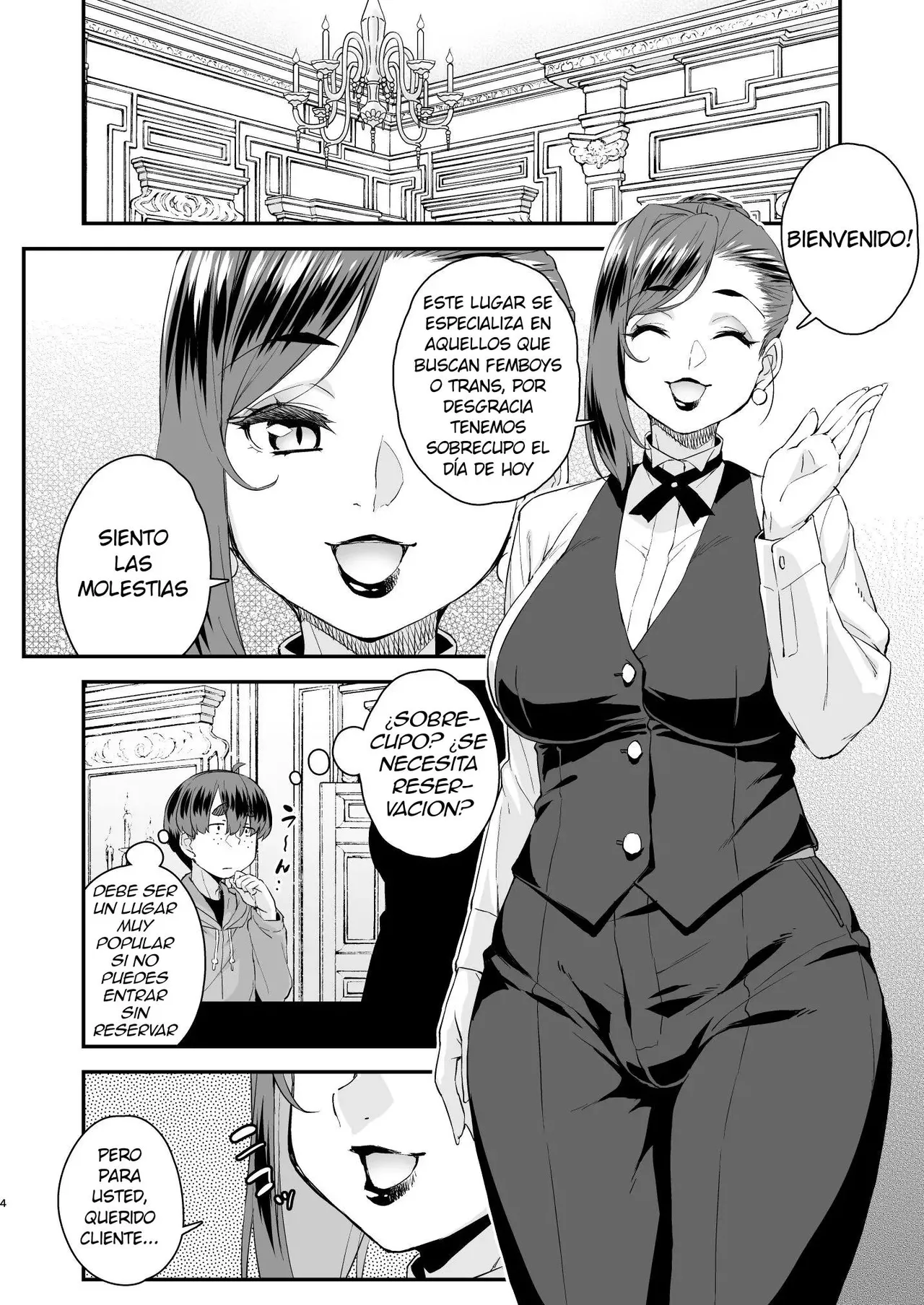 Chuumon no Ooi Otokonoko Fuuzokuten [Delnero] [Spanish] изображение № 4