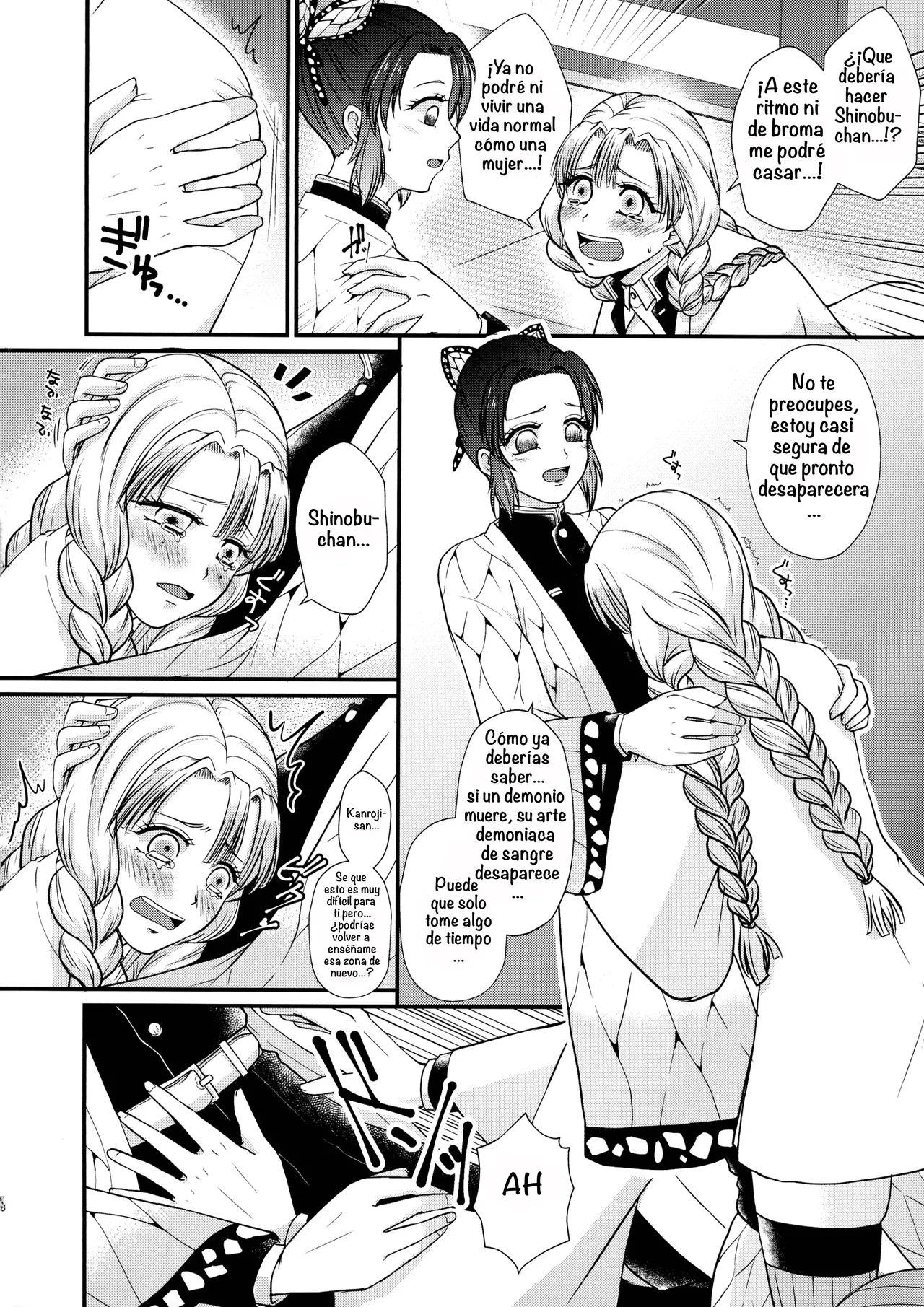(C103) [AYAMEYA (Iori Ayaka)] Gotsugou! Futanari Kekkijutsu (Kimetsu no Yaiba) [Spanish] [Amaterasu] image number 8