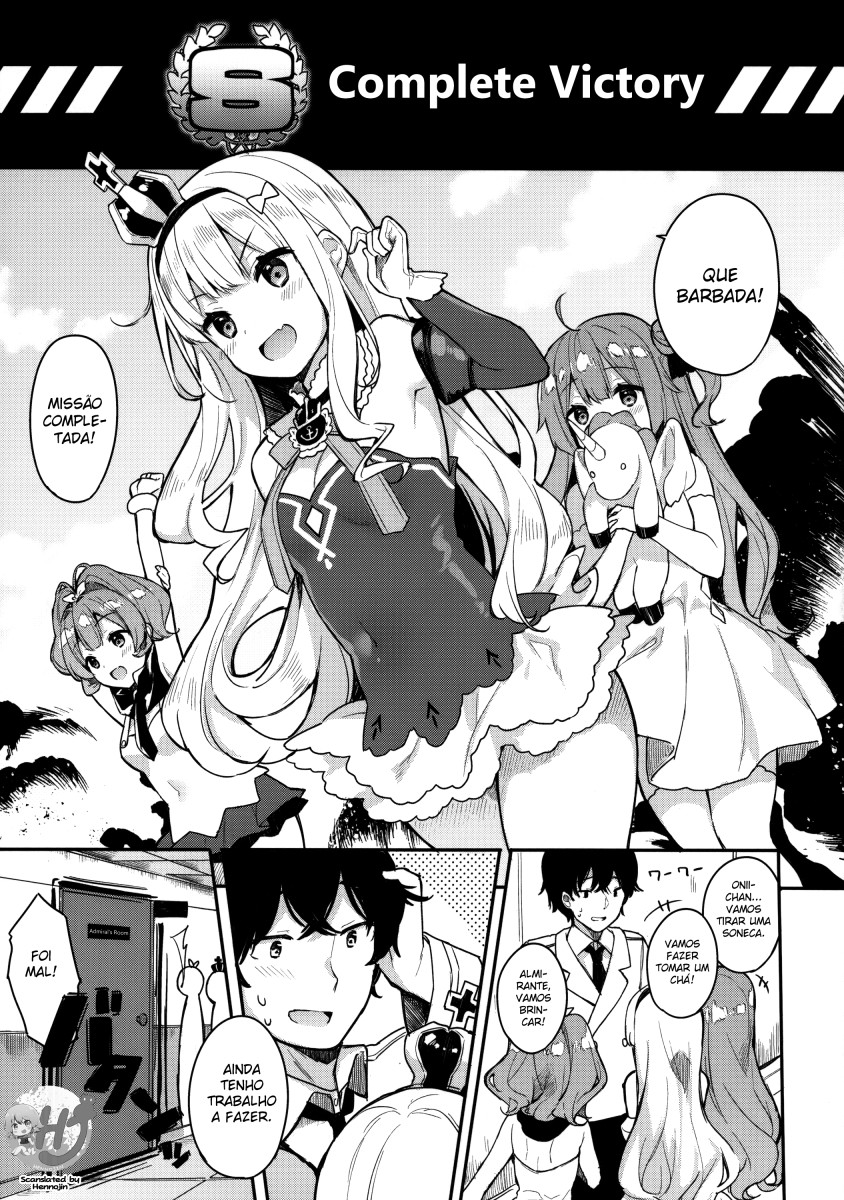 (COMIC1☆13) [Hobukuro! (Bekotarou)] Gohoushi no Itashikata. (Azur Lane) [Portuguese-BR] Bildnummer 4