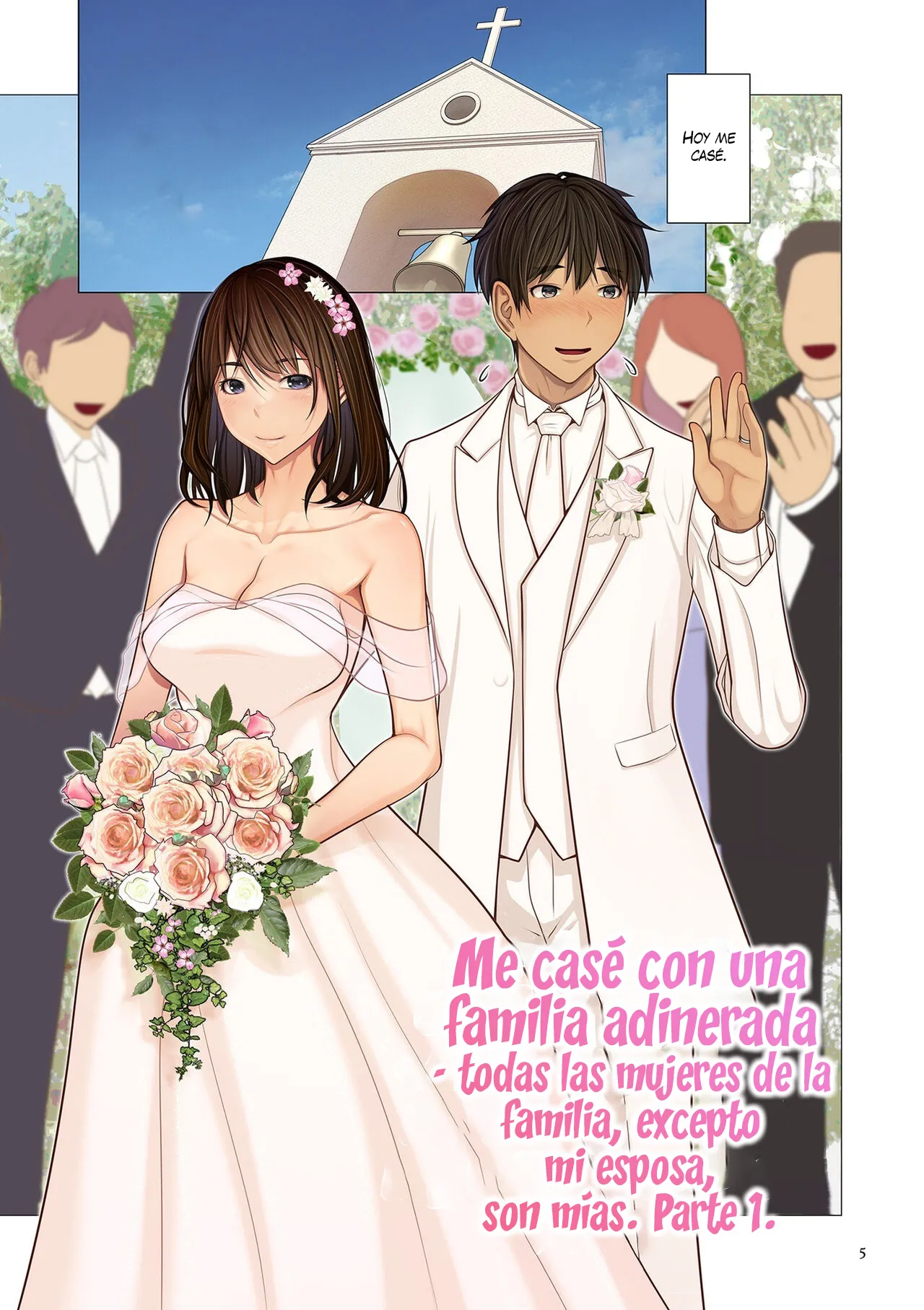 [Emori Uki] Fugou Ichizoku no Muko ~Tsuma Igai Zenin Ore no Onna~ 1-4｜Me casé con una familia rica ~Todas las mujeres, excepto mi esposa, son mías~ 1-4 [Spanish] [K-le Traducciones] [Digital] изображение № 2