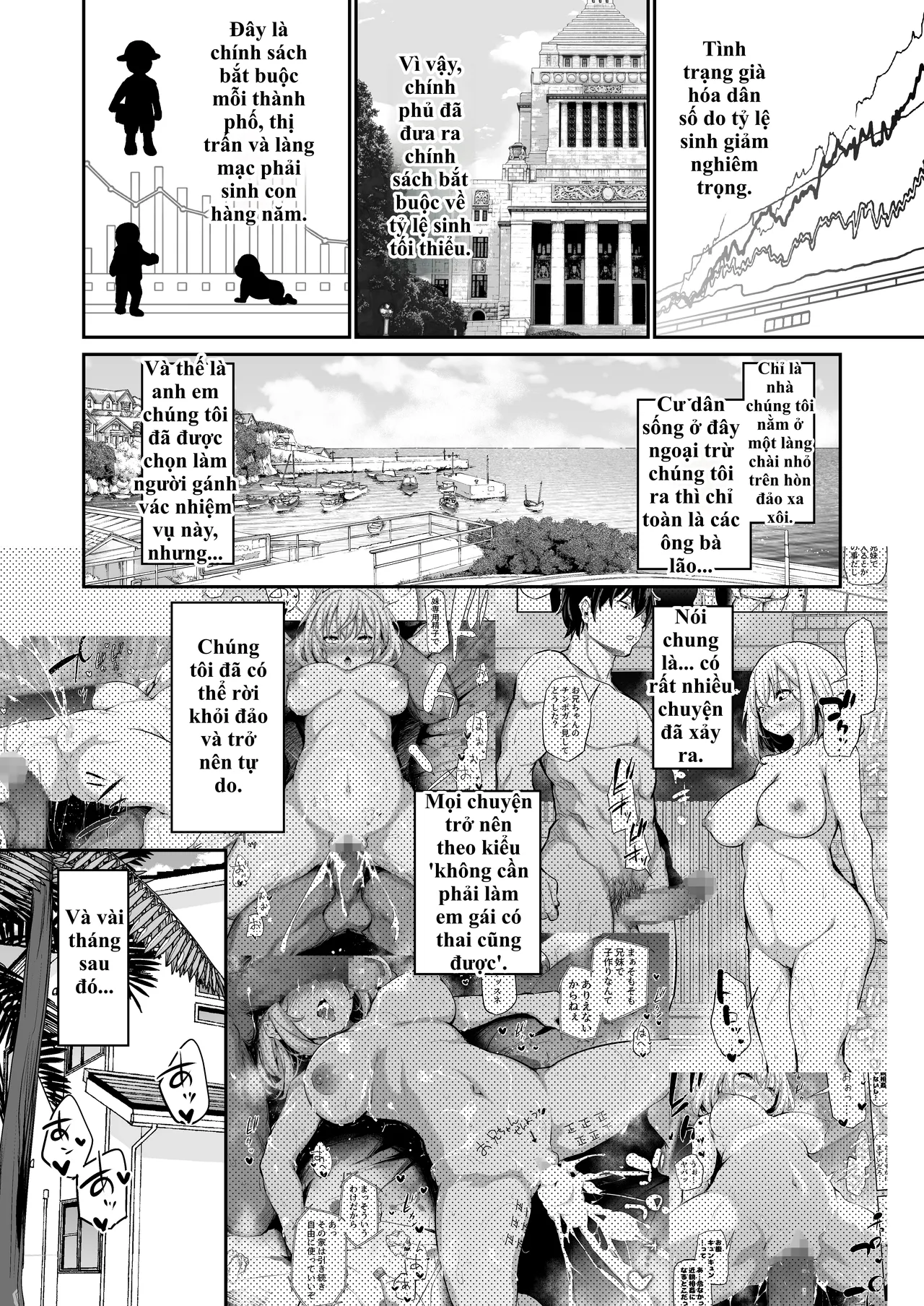 [Airandou] Imouto Haramasenai to Derarenai Shima 2 | Bị nhốt trên đảo cùng em gái và cuộc sống 'gieo giống' 24/7 không có ngày nghỉ! 2 [Vietnamese Tiếng Việt] 图片编号 3