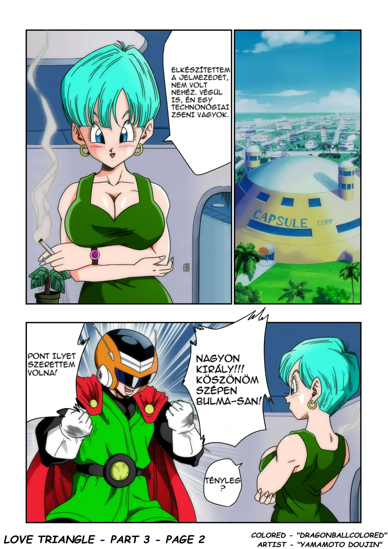 [Yamamoto Doujin (Yamamoto)] Love Triangle Z 3 | Szerelmi háromszög Z 3 (Dragon Ball Z) [Magyar] 图片编号 2