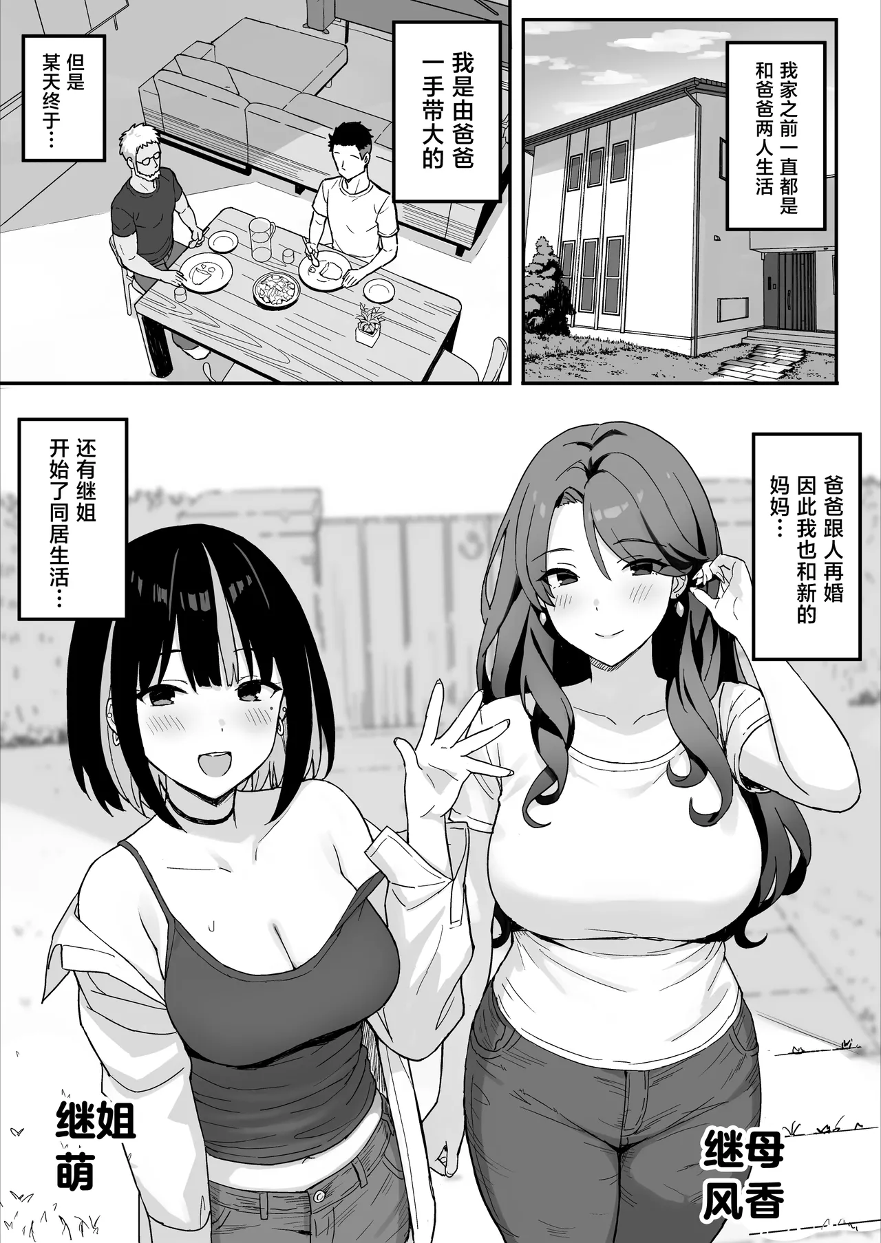 [Hiyori Hamster] Ane Mama ~ Atarashii Onee-chan to Mama wa Ore no Sex Friend ni Narimashita. ~ [Chinese] 图片编号 3