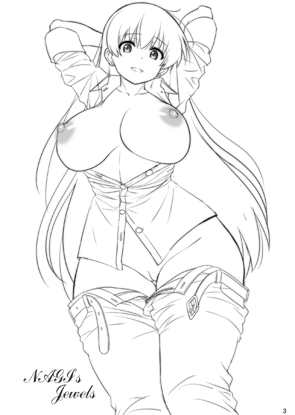 [Haruki Genia (Raijinkai)] Nagi no Houseki Houman Joshidaisei Hatsujou Ingi (Ruri Rocks) 画像番号 3