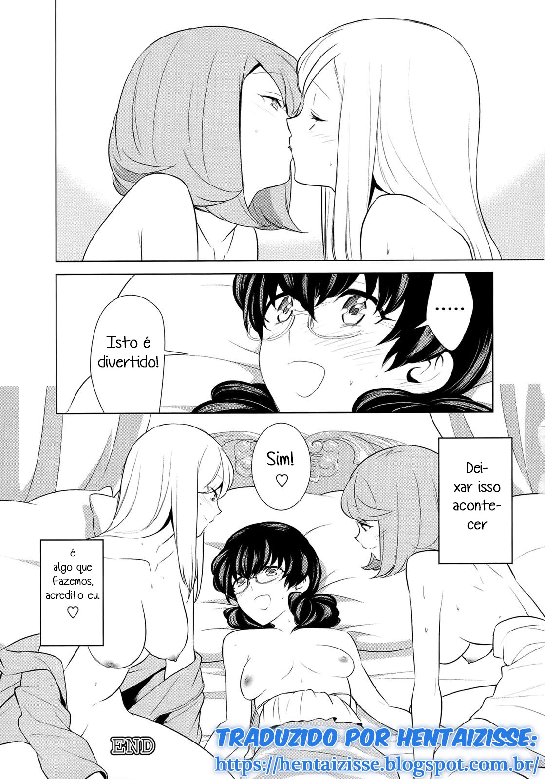 [Comaku] Minna de Pajama Party | Festa do pijama com todas (Watashi no Shumi tte Hen desu ka?) [Portuguese-BR] [HentaiZisse] image number 12