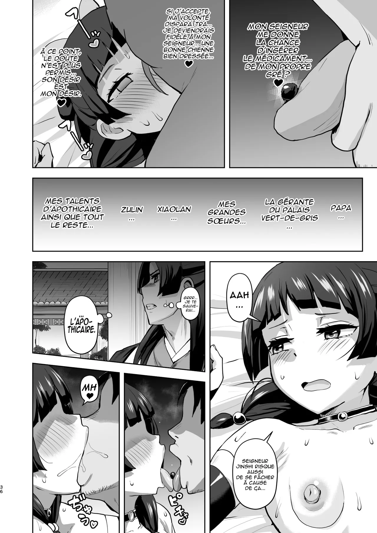 [aheazif (Sanatuki, Hidaka Hisashi)] Goshujin-sama no Otoshigoto 2  | La corruption du Maître 2 (Kusuriya no Hitorigoto) [French] [Digital] изображение № 36