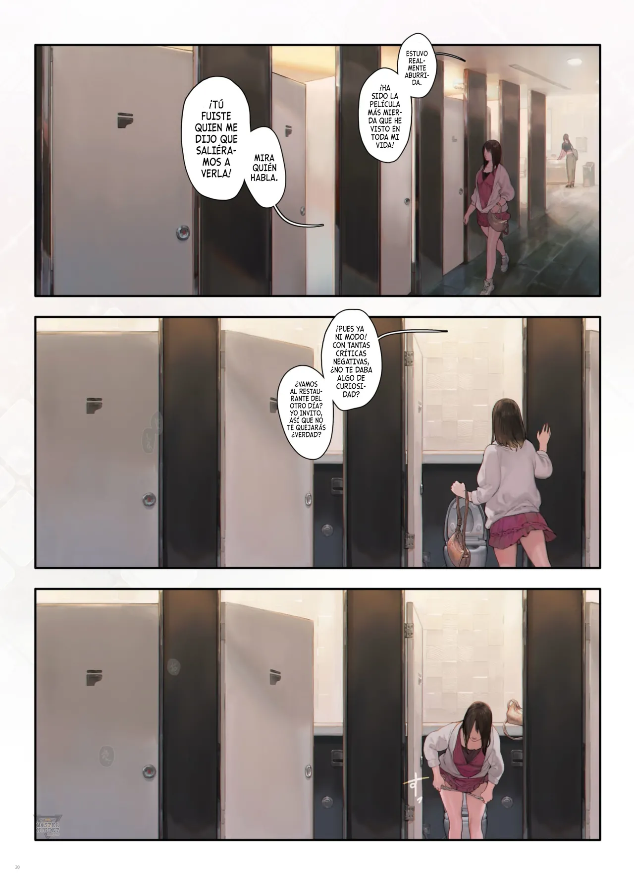 [COMEX (Aoin)] Gokinjo no Oku-san Eigakan Itte Eiga o Minai | La esposa de mi vecino va al cine, pero no para ver películas [Spanish] [Mister Nugget] [Digital] numero di immagine  19