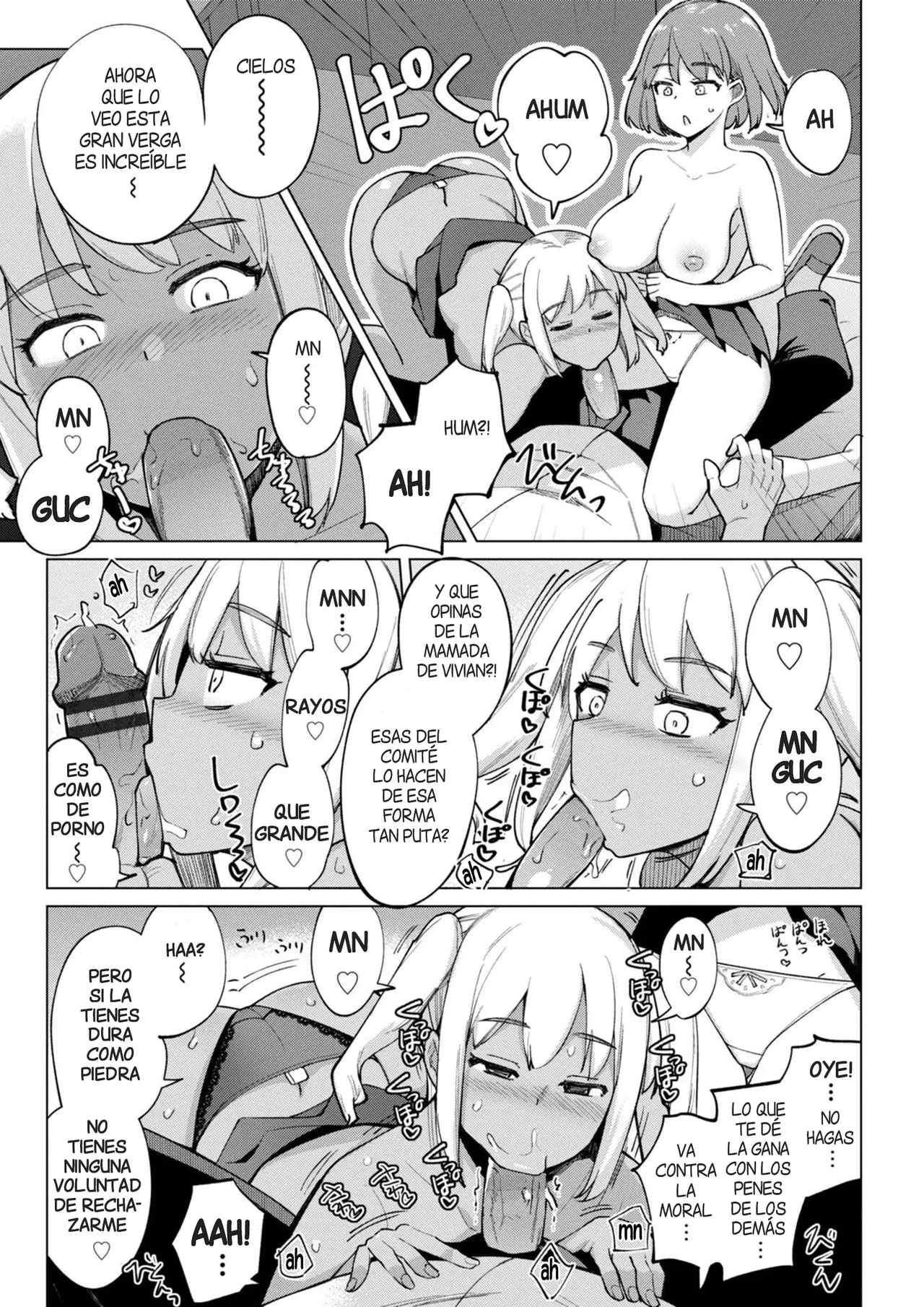 [Ippongui] Kouhai Amayakashi Harem in Fuuki Iinkai (Chap.8) | Un Kouhai mimado por un Haren en el Comite de la Moral Publica (Cap.8) [Spanish] [Digital][Harenchi no Fansub] 画像番号 9