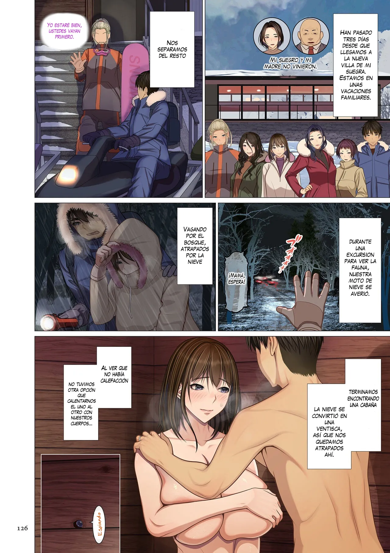 [Emori Uki] Fugou Ichizoku no Muko ~Tsuma Igai Zenin Ore no Onna~ 1-6 + Omake｜Me casé con una familia rica ~Todas las mujeres, excepto mi esposa, son mías~ 1-6 + Extra [Spanish] [K-le Traducciones] [Digital] Bildnummer 121