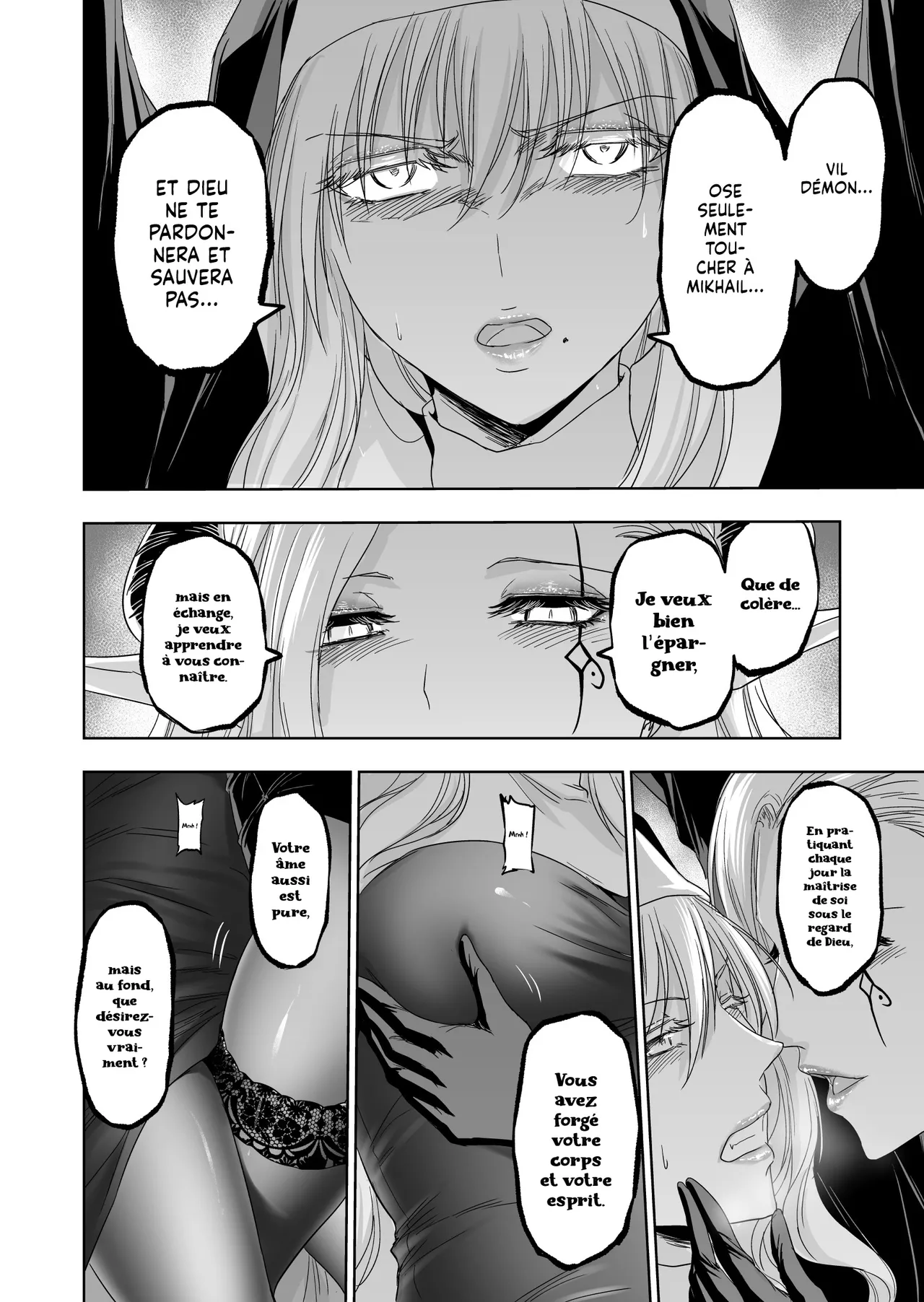 [Palace Inubousaki (Sister Maria Rosetta)] Shitsurakuen ~Haitoku ni Ochiru Seijo~ | Le Paradis Perdu ~ La Sainte qui sombre dans le Péché ~ [French] [Lopxi] [Digital] Bildnummer 17