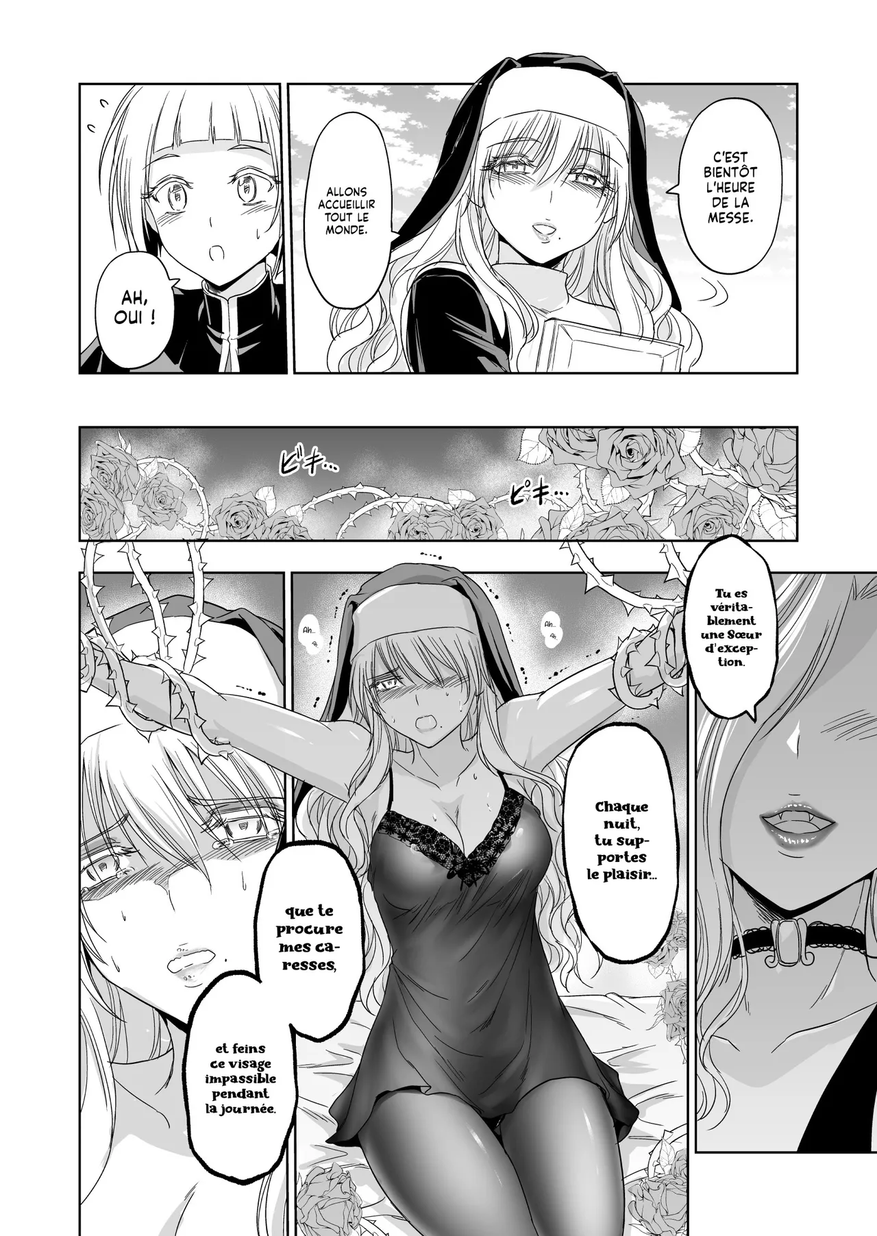 [Palace Inubousaki (Sister Maria Rosetta)] Shitsurakuen ~Haitoku ni Ochiru Seijo~ | Le Paradis Perdu ~ La Sainte qui sombre dans le Péché ~ [French] [Lopxi] [Digital] Bildnummer 25