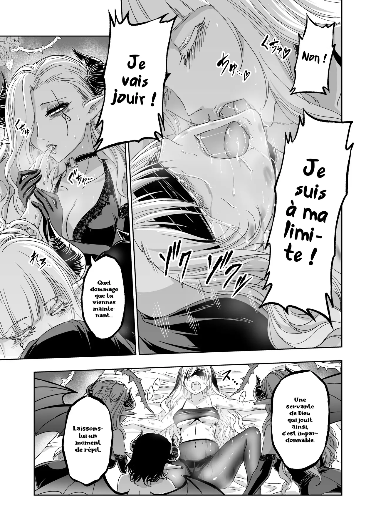 [Palace Inubousaki (Sister Maria Rosetta)] Shitsurakuen ~Haitoku ni Ochiru Seijo~ | Le Paradis Perdu ~ La Sainte qui sombre dans le Péché ~ [French] [Lopxi] [Digital] Bildnummer 30