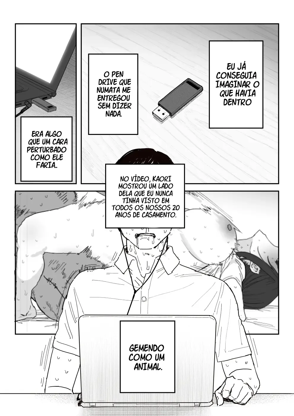 [Shinjiroya (Shinjiro)] Tanesaki Kaori (39) Makes Her Doujin AV Debut in Place of Her Daughter [Portuguese]  {vegitoons.black} image number 78