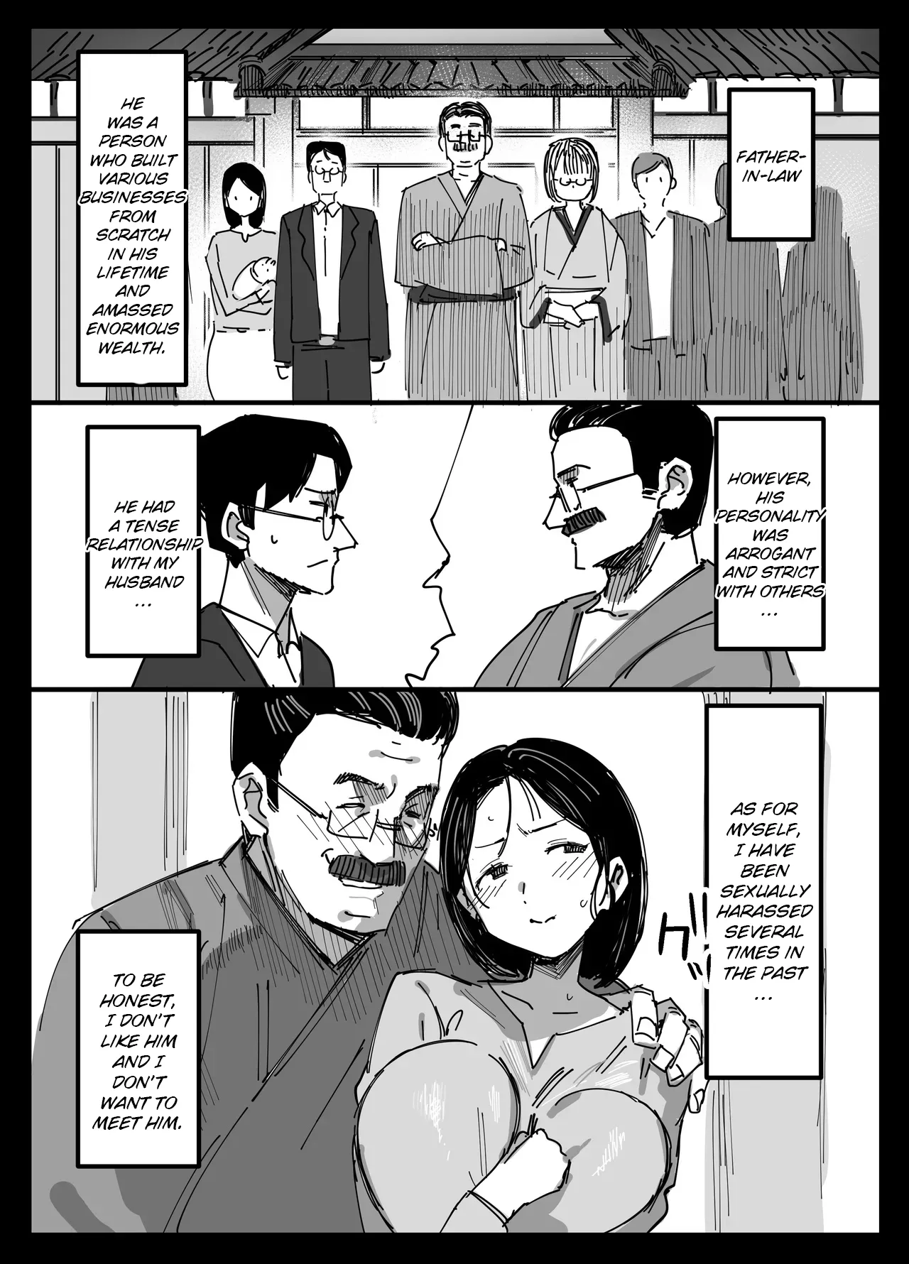 [Dynamic Mom (Onodera)] My Husband’s Debt: A Wife Sells Herself to Her Father-in-Law as Creampie Repayment [English] 画像番号 4