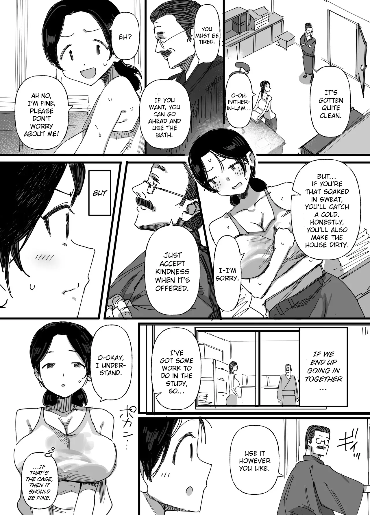 [Dynamic Mom (Onodera)] My Husband’s Debt: A Wife Sells Herself to Her Father-in-Law as Creampie Repayment [English] 画像番号 20