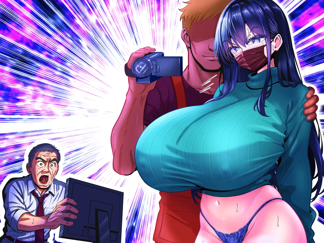 [Panda Shizuku] ツヨシは人妻AVで荒稼ぎする…らしい -万引きで捕まった巨乳主婦は個人制作AVで支払うことになりました- 图片编号 2