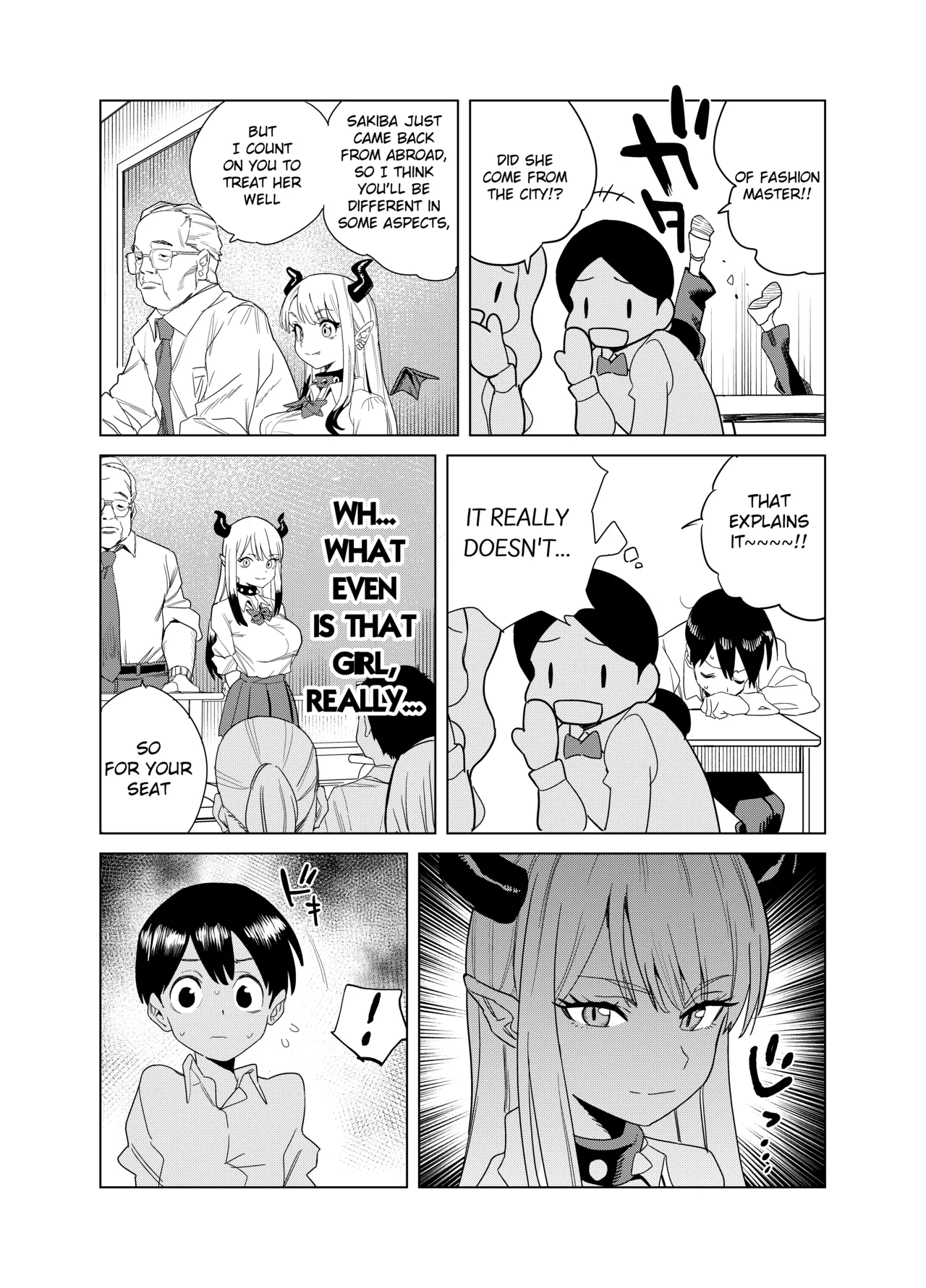 [Gya-tei] Tenkou Shitekita Gal Succubus no Gochisou wa Boku Hitori!? [English] imagen número 4