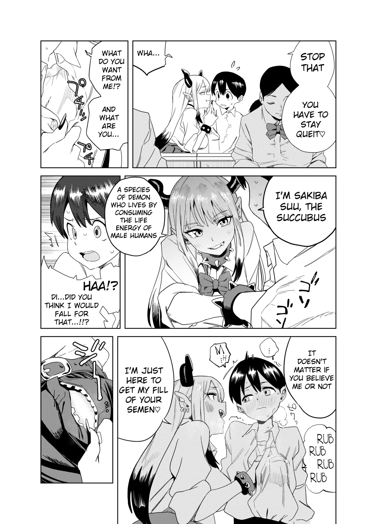 [Gya-tei] Tenkou Shitekita Gal Succubus no Gochisou wa Boku Hitori!? [English] imagen número 8