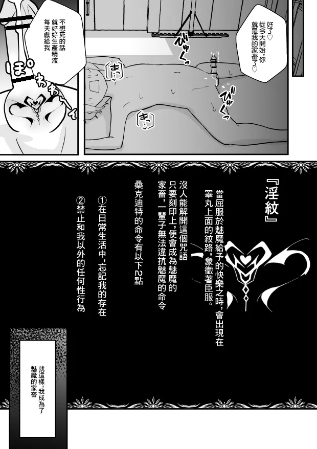 [Permission (Zandoro)] Lamp no Succubus ni Shiborareru | 被神燈裡的魅魔榨乾的故事 [Chinese] 图片编号 11