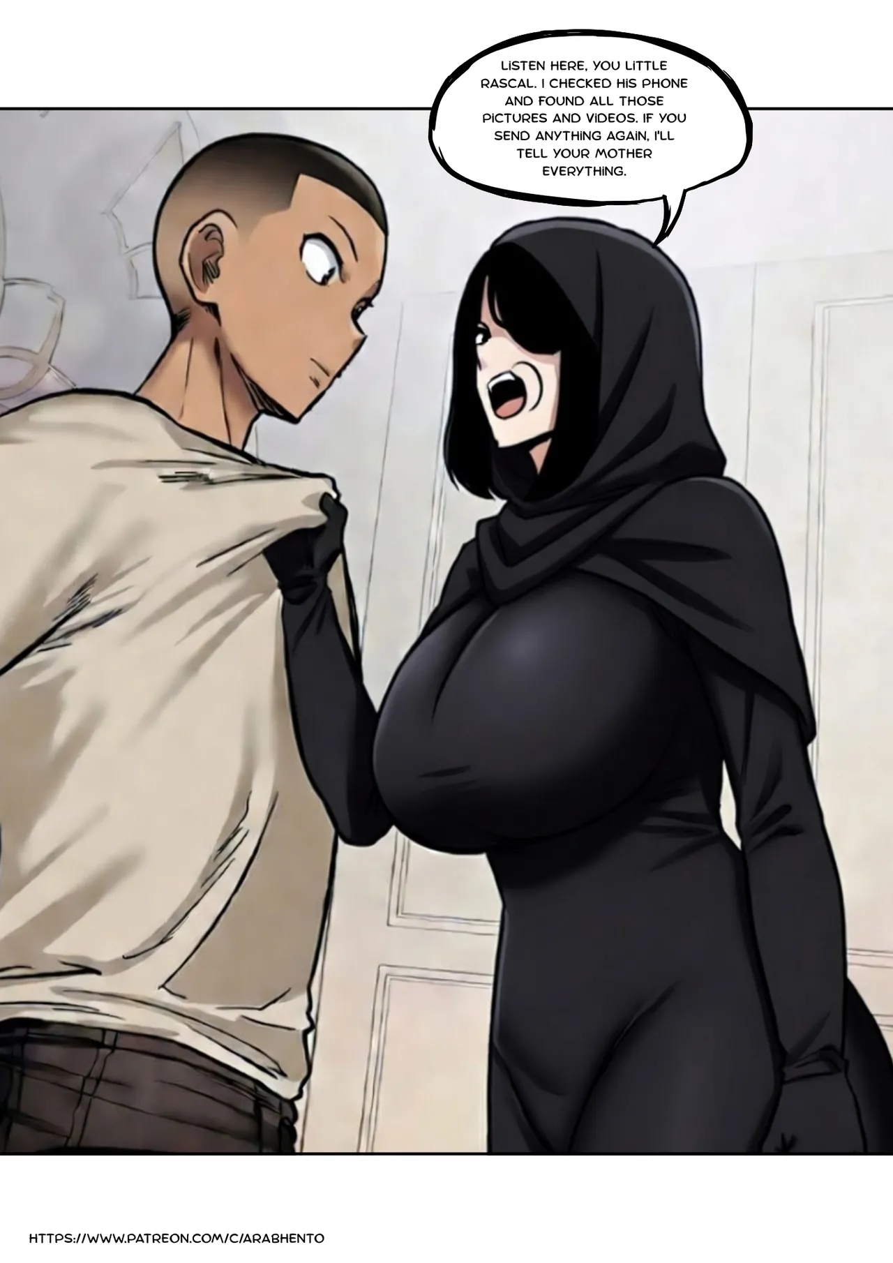 [ArabHento] BBC Chapter 2 : Affair with my hijab Friend Mom 이미지 번호 3