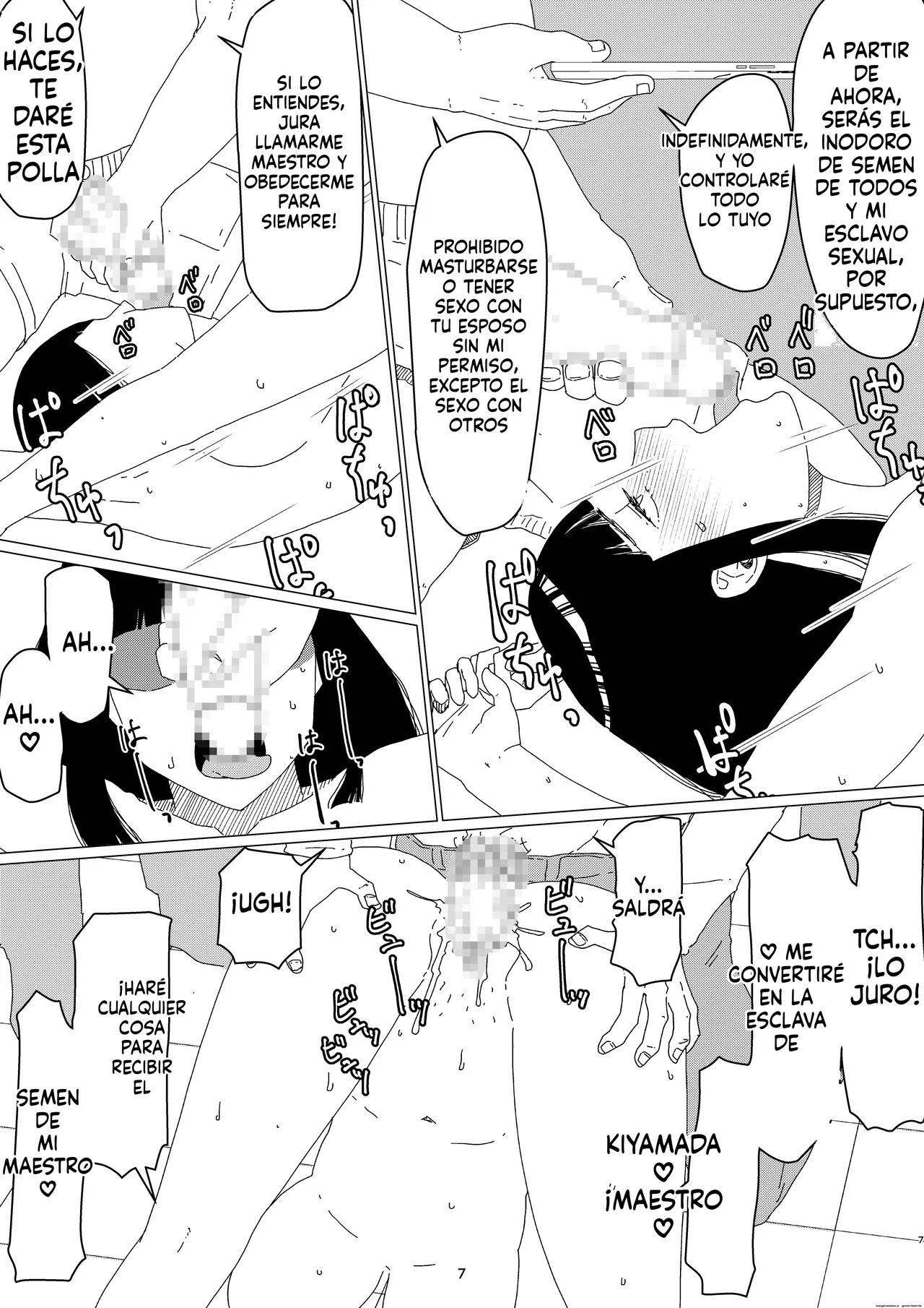 [Jigoku no Nyanko] Chieri-san wa Makerarenai! 2 - Otto Kounin Mansion Kyouyuu Netorase Benki Tsuma Kouhen- [Spanish] изображение № 11