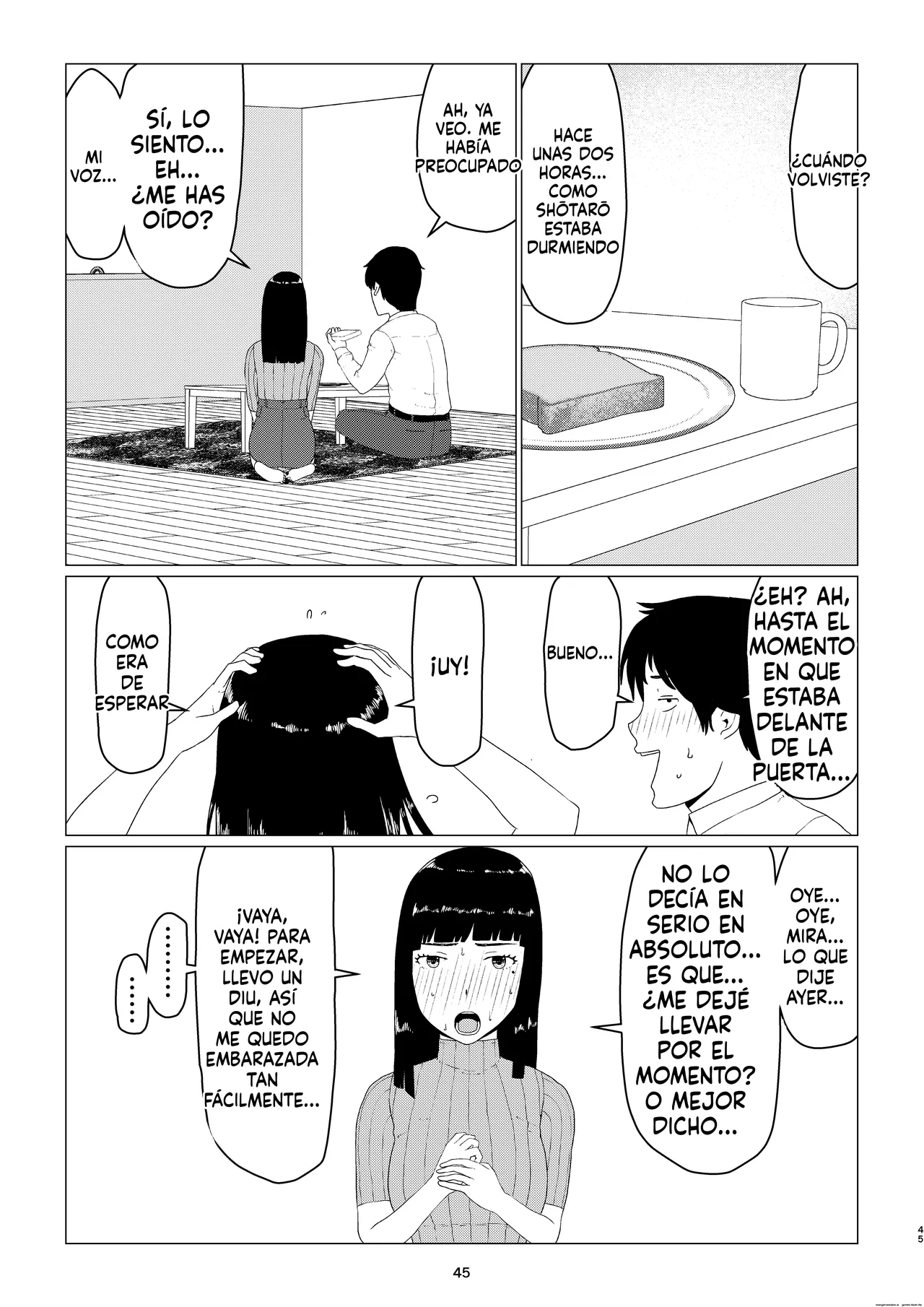 [Jigoku no Nyanko] Chieri-san wa Makerarenai! 2 - Otto Kounin Mansion Kyouyuu Netorase Benki Tsuma Kouhen- [Spanish] изображение № 49