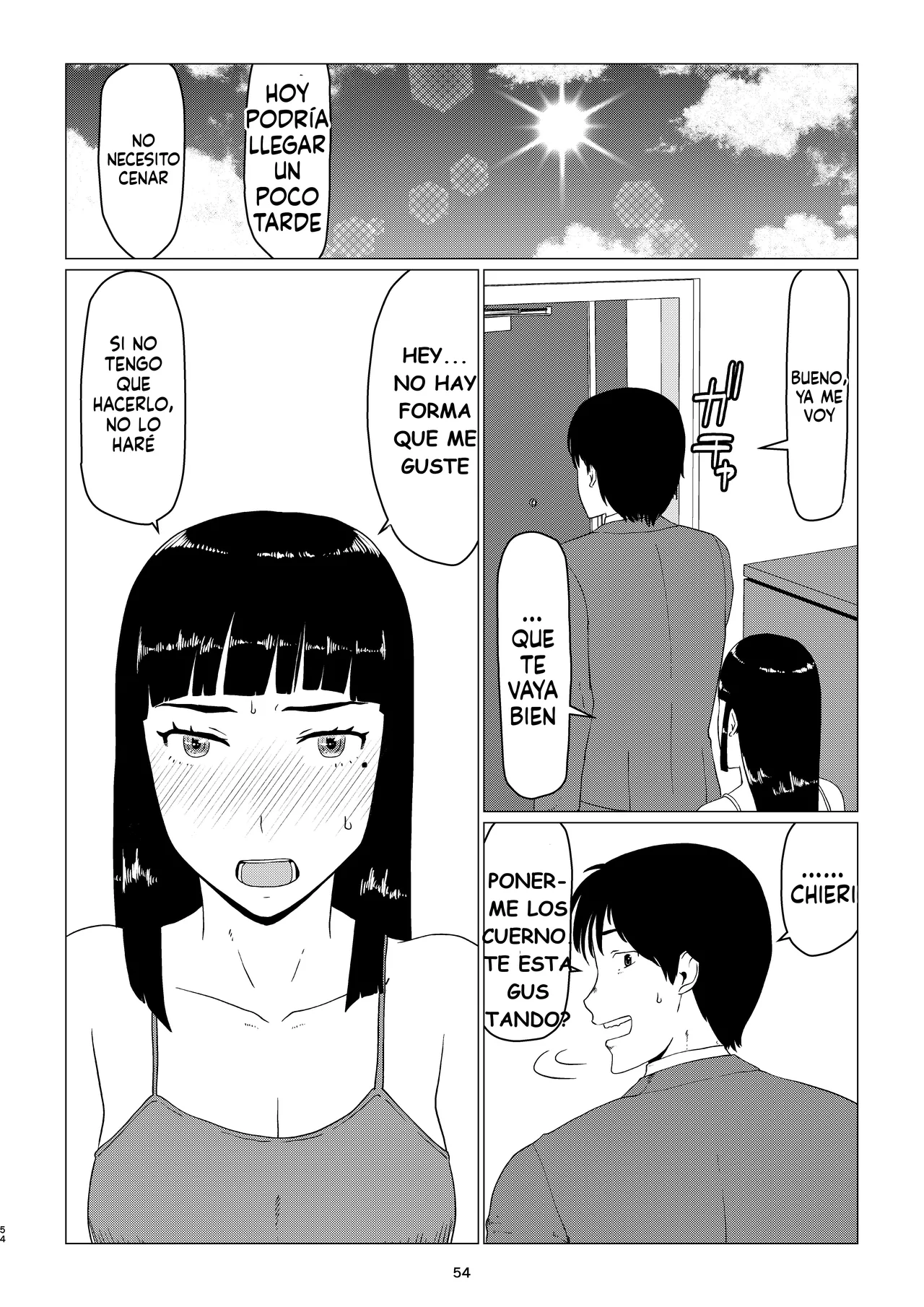 [Jigoku no Nyanko] Chieri-san wa Makerarenai! 2 - Otto Kounin Mansion Kyouyuu Netorase Benki Tsuma Kouhen- [Spanish] изображение № 58