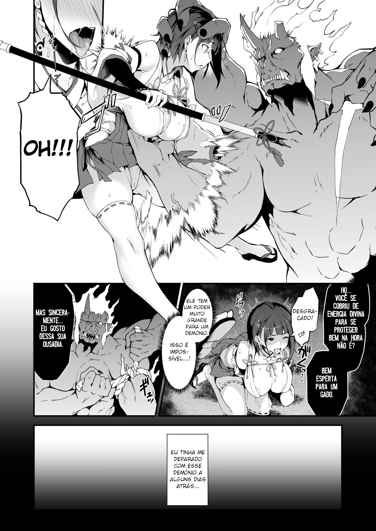 [Handful☆Happiness! (Nanahara Fuyuki)] Reijoku no Ikusamiko | Servidão de humilhação das sacerdotisas de batalha [Portuguese-BR] [Decensored] [Digital] 9eme image