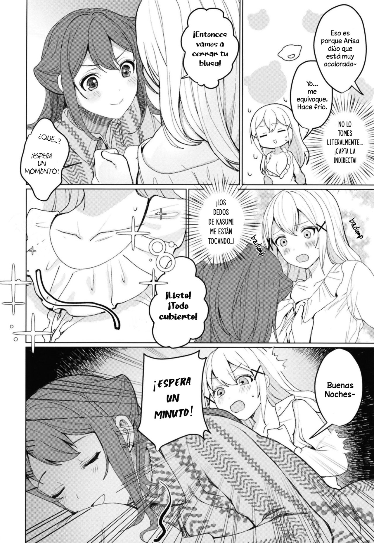 [93bangai (Nochita Sin)] Kimi to KiraKira | Shining With You (BanG Dream!)  [Digital]  [Spanish] [YURI POR METATRON04X] 이미지 번호 9