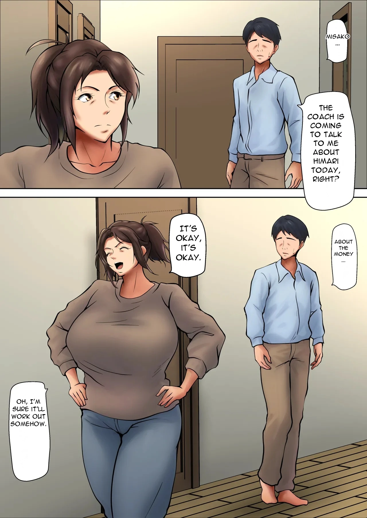 [Pentacle (Shimipan)] A Married Woman Who Chose to Be Embraced for The Sake of Her Daughter - A Night Sanctioned by Her Husband [English][DarklordMTLs] 图片编号 6