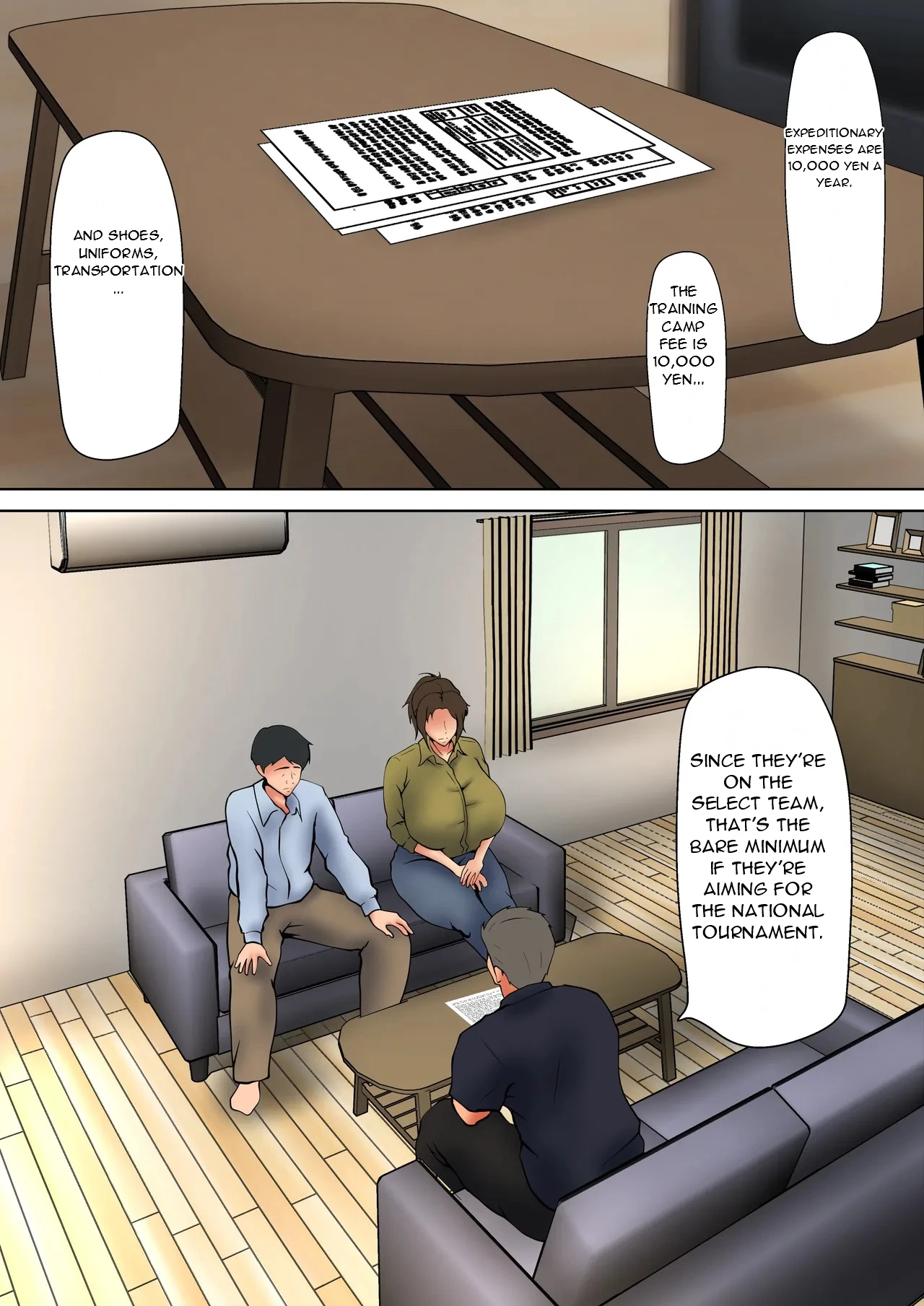 [Pentacle (Shimipan)] A Married Woman Who Chose to Be Embraced for The Sake of Her Daughter - A Night Sanctioned by Her Husband [English][DarklordMTLs] 图片编号 7