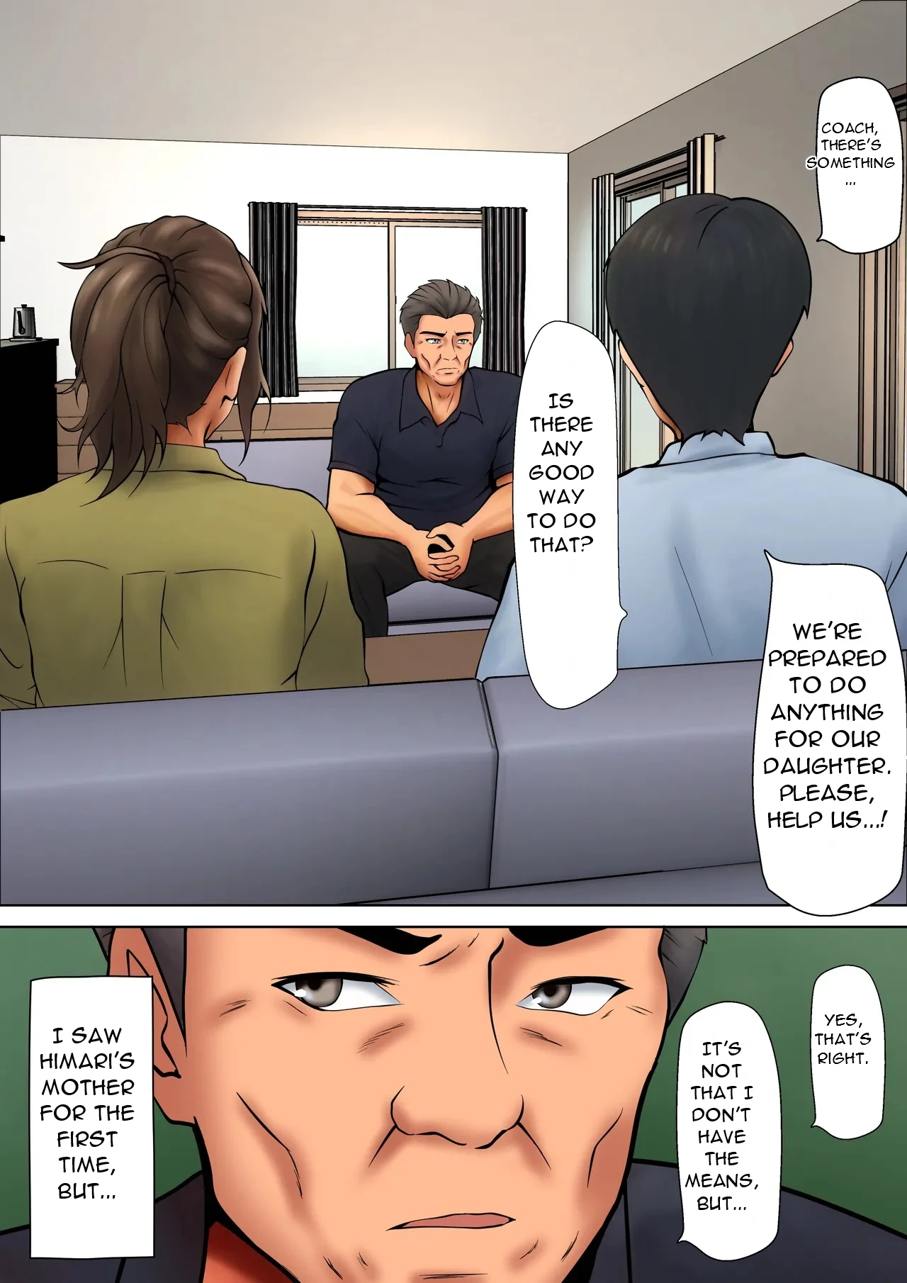 [Pentacle (Shimipan)] A Married Woman Who Chose to Be Embraced for The Sake of Her Daughter - A Night Sanctioned by Her Husband [English][DarklordMTLs] 图片编号 9