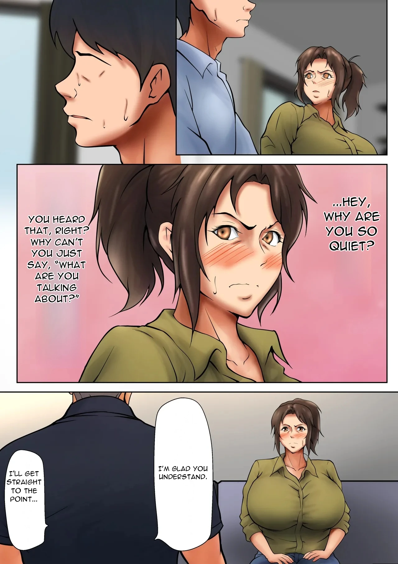 [Pentacle (Shimipan)] A Married Woman Who Chose to Be Embraced for The Sake of Her Daughter - A Night Sanctioned by Her Husband [English][DarklordMTLs] 图片编号 13