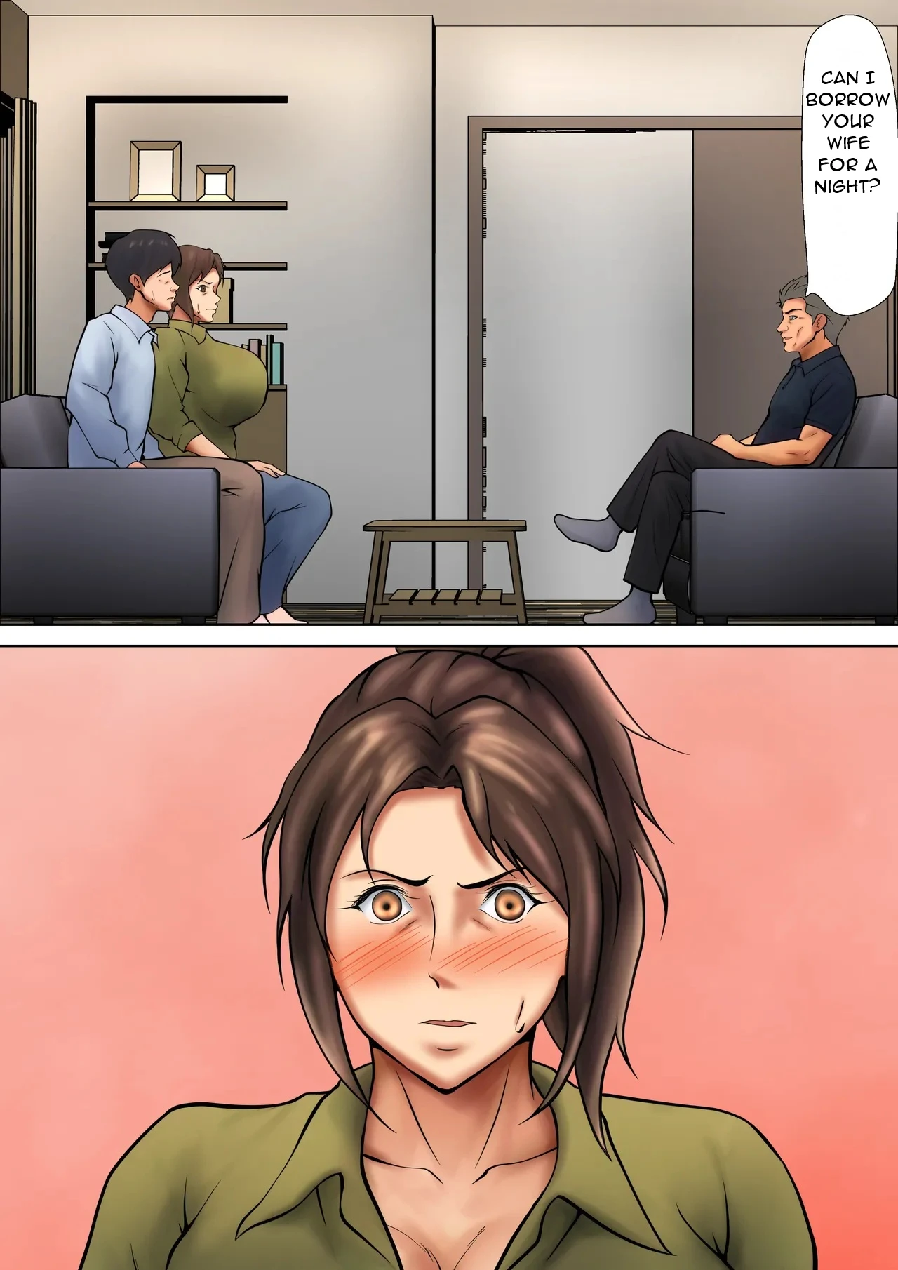 [Pentacle (Shimipan)] A Married Woman Who Chose to Be Embraced for The Sake of Her Daughter - A Night Sanctioned by Her Husband [English][DarklordMTLs] 图片编号 14