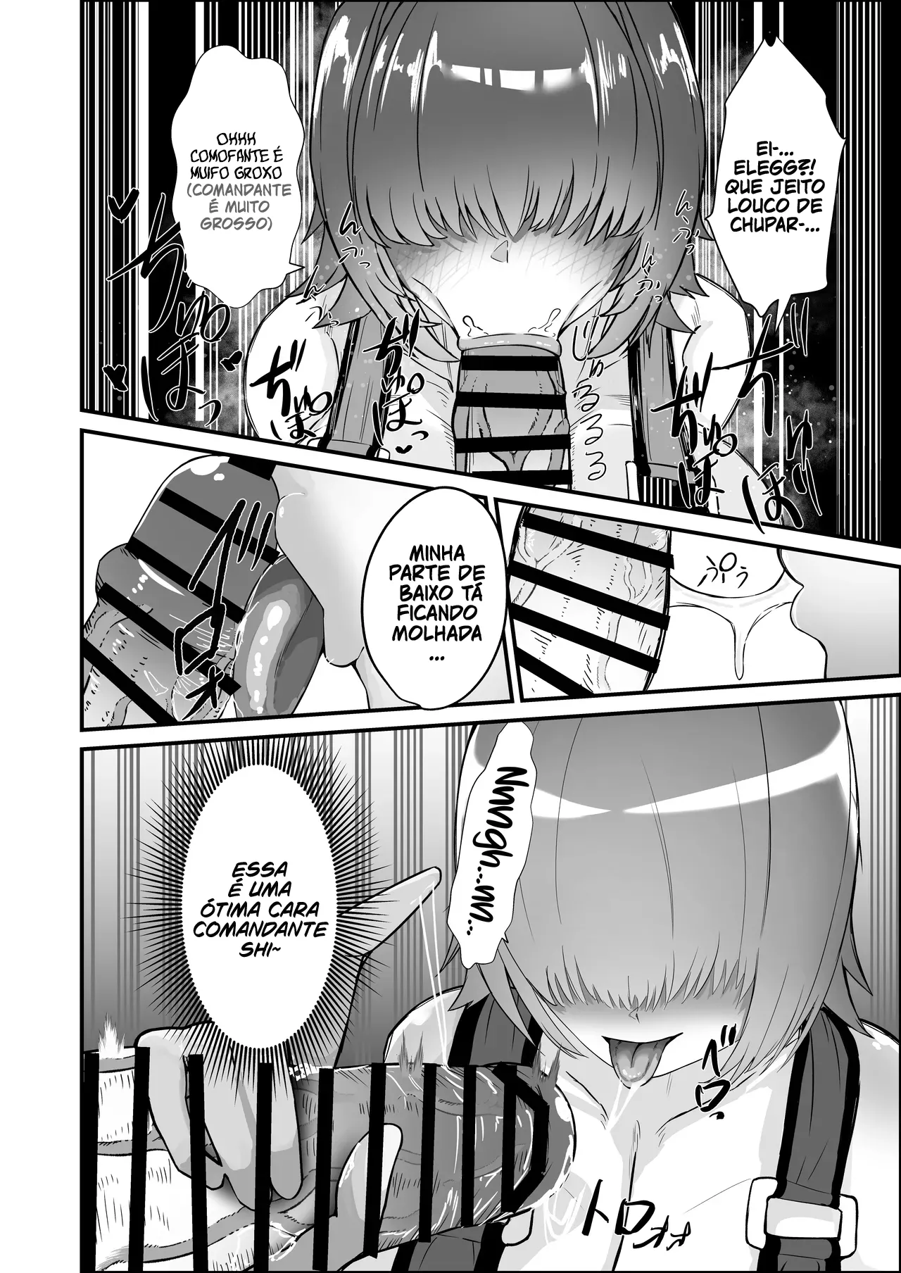 [Niku Niku Kyoudan (Nikudoufu)] Elegg ni Shikikanshi no Ochinpo wo Nuitemorau Hanashi | The Commander Gets Elegg To Take Care Of His Dick (Goddess of Victory: Nikke)  [Portuguese] {Vegitoons} изображение № 10