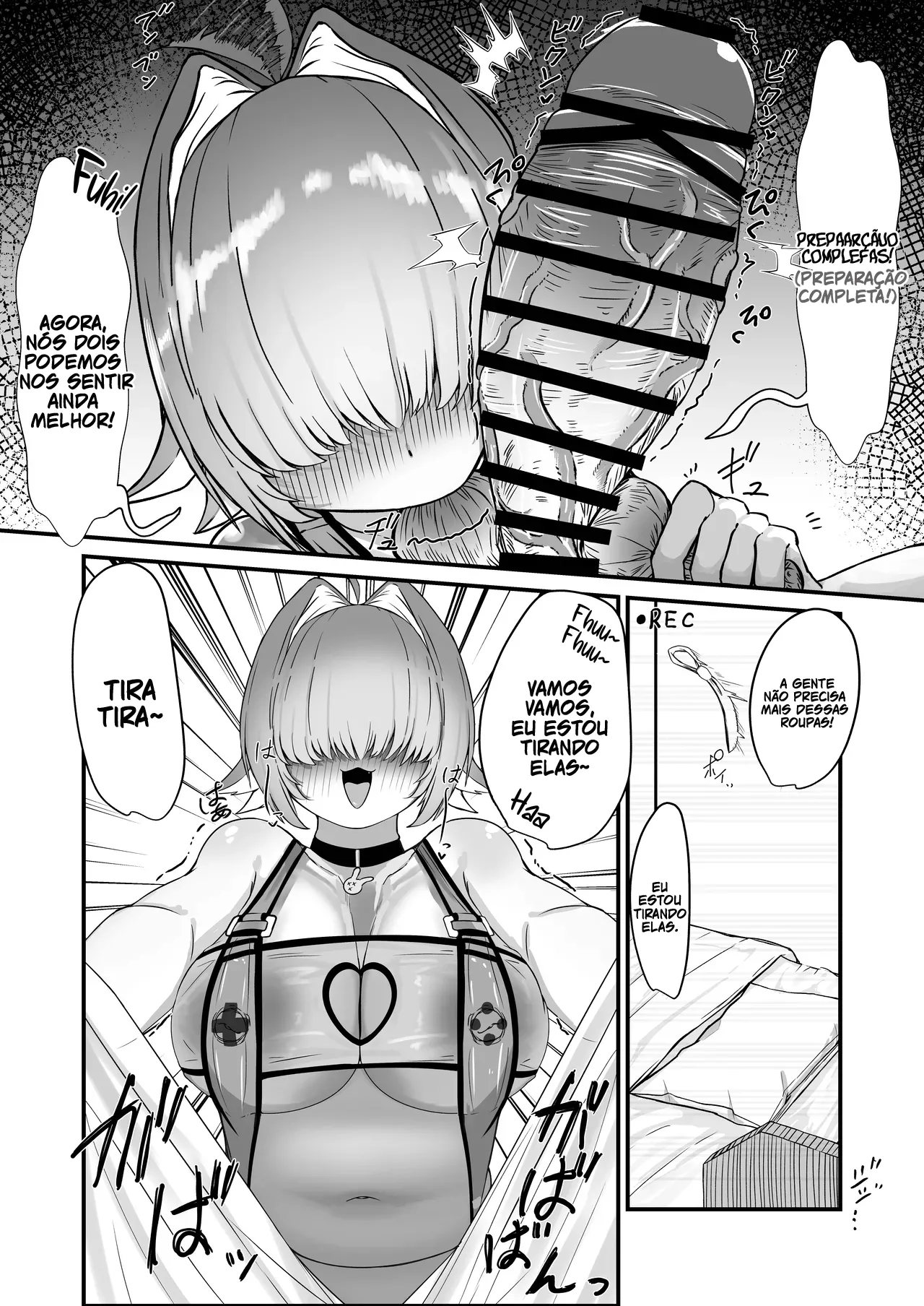 [Niku Niku Kyoudan (Nikudoufu)] Elegg ni Shikikanshi no Ochinpo wo Nuitemorau Hanashi | The Commander Gets Elegg To Take Care Of His Dick (Goddess of Victory: Nikke)  [Portuguese] {Vegitoons} изображение № 11