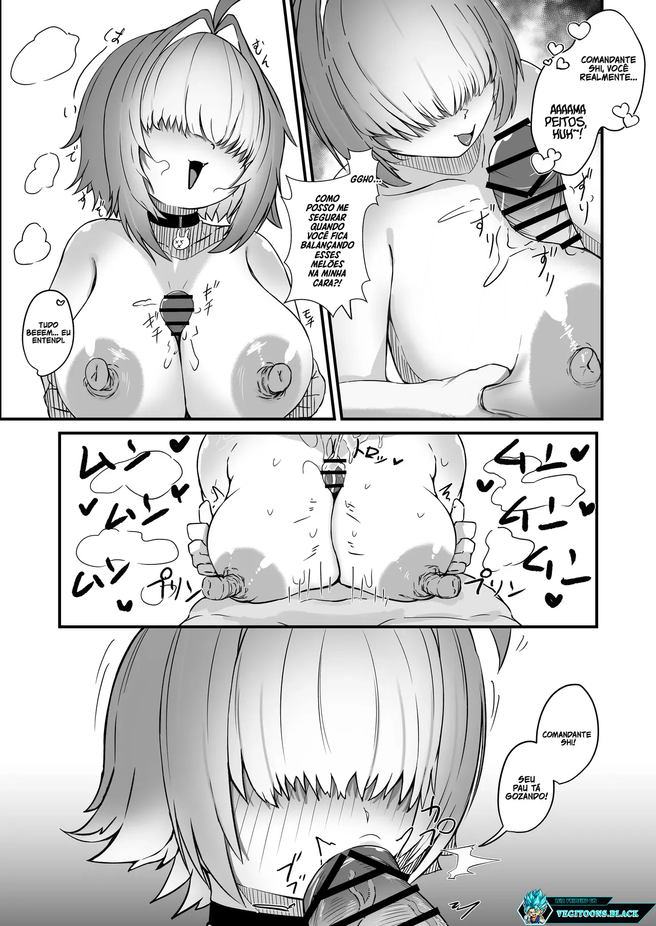 [Niku Niku Kyoudan (Nikudoufu)] Elegg ni Shikikanshi no Ochinpo wo Nuitemorau Hanashi | The Commander Gets Elegg To Take Care Of His Dick (Goddess of Victory: Nikke)  [Portuguese] {Vegitoons} изображение № 13