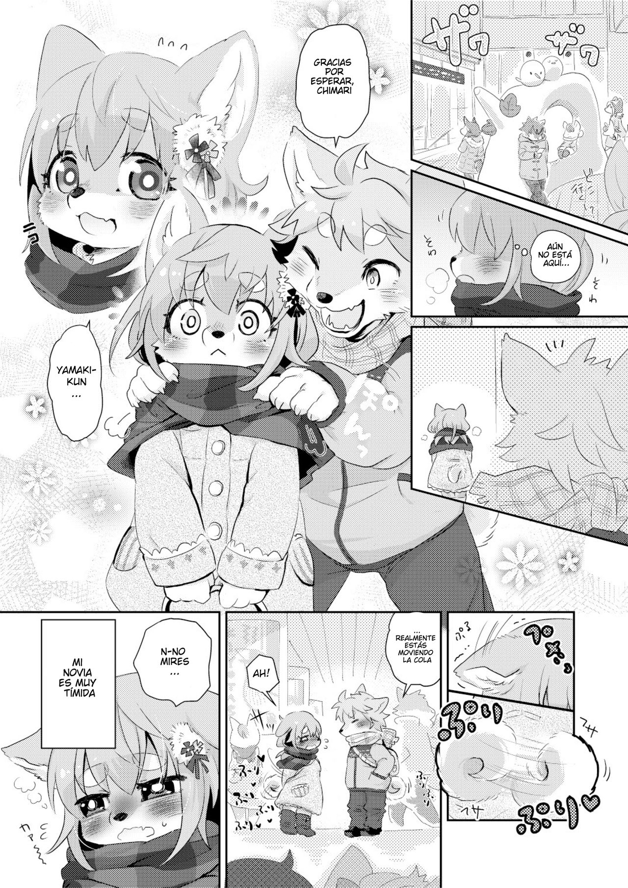 (Kemoket 4) [moffle (mabo)] Hanikami Mating [Spanish] 이미지 번호 3