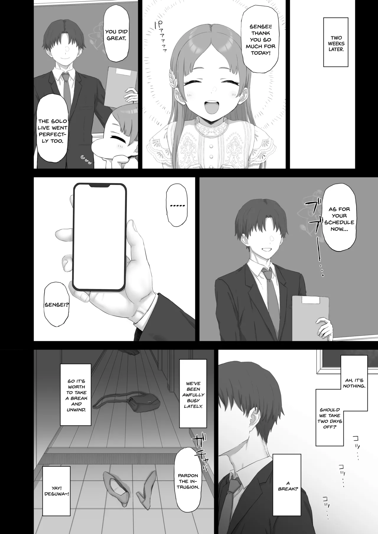 [Gomuhachi (Gomu)] Neo-sensei no Sentaku (Gakuen IDOLM@STER) [English] [SDTLs] [Digital] imagen número 9