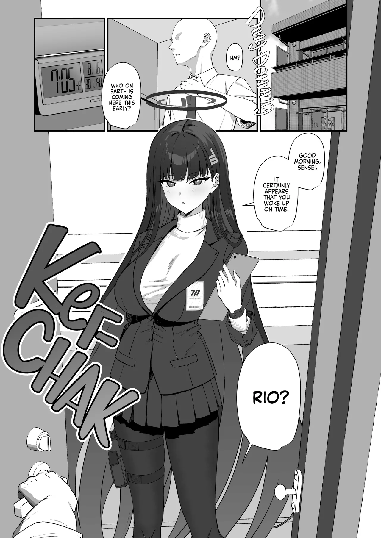 [LOFLAT (Prime)] Tsukatsuki Rio no Maid Seikatsu (Blue Archive) [English] {2d-market.com} [Decensored] [Digital] Bildnummer 3