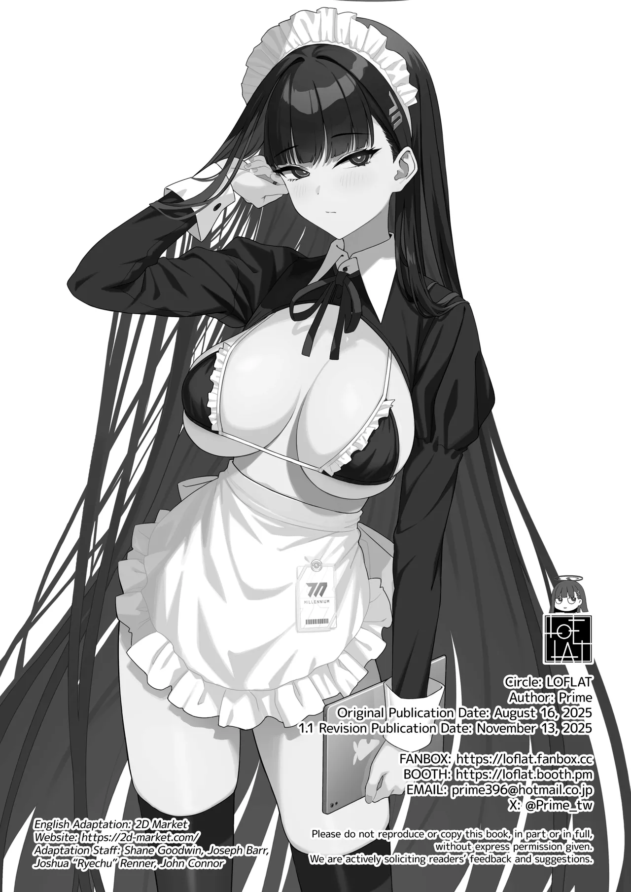 [LOFLAT (Prime)] Tsukatsuki Rio no Maid Seikatsu (Blue Archive) [English] {2d-market.com} [Decensored] [Digital] Bildnummer 27