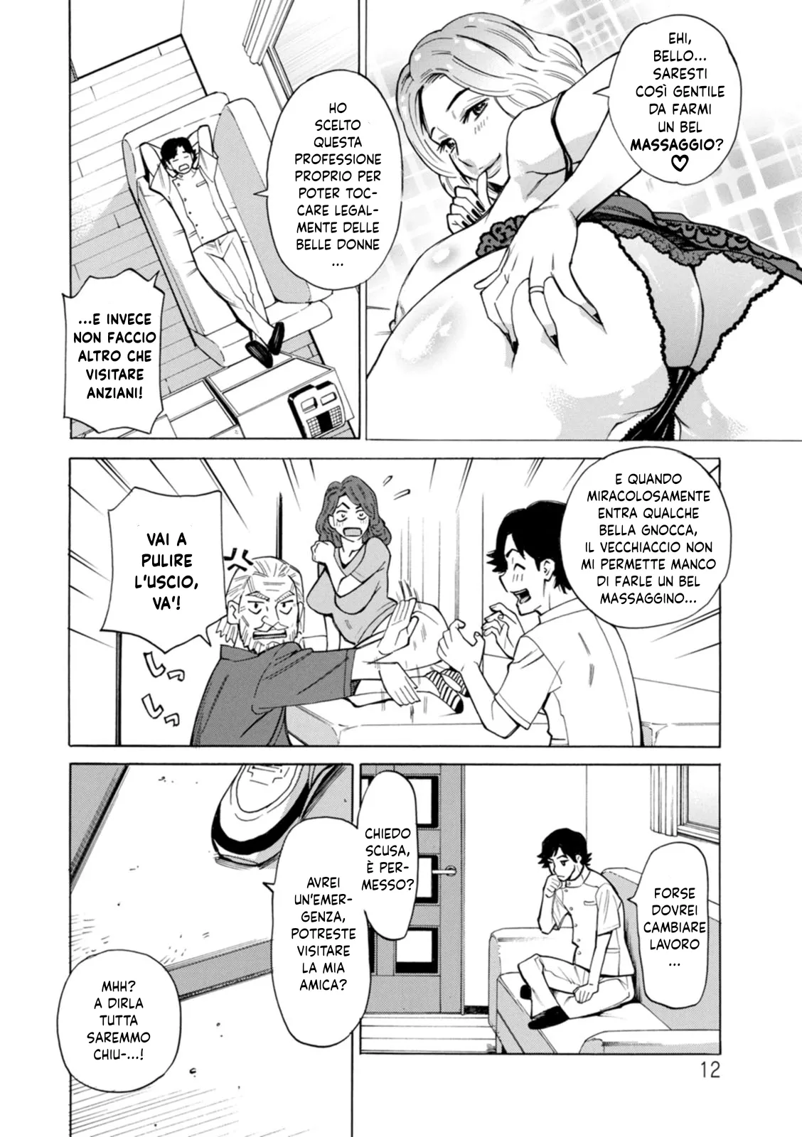 [Makibe Kataru] Datte Momitaishi! | È per questo che faccio il massaggiatore! - Cap.1 [Italian] [Hentai Fantasy] 이미지 번호 12