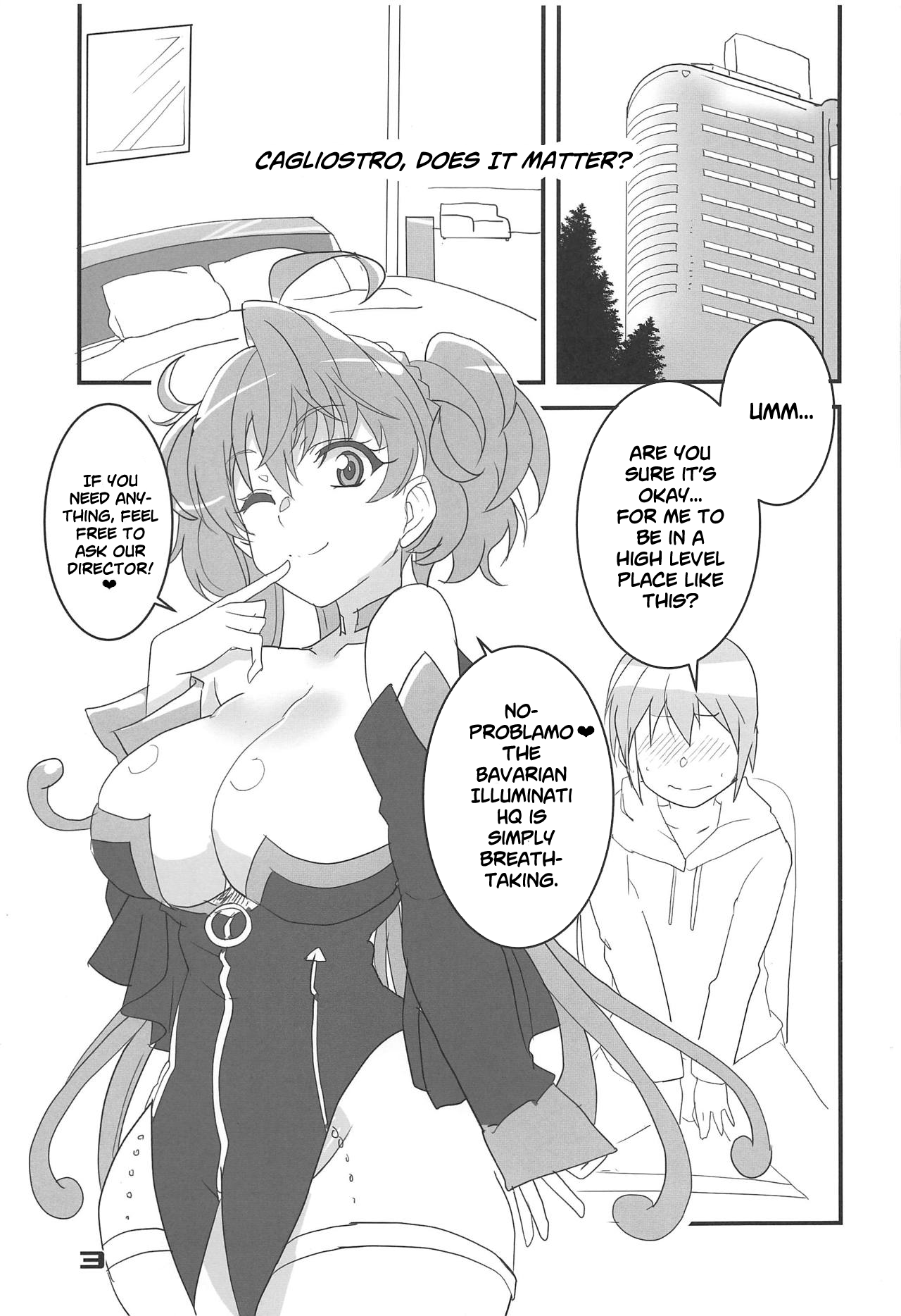 (Zesshou Stage 9) [BlueMage (Aoi Manabu)] Cagliostro, Datoshitemo? (Senki Zesshou Symphogear) [English] [Roadwarior2] numero di immagine  2