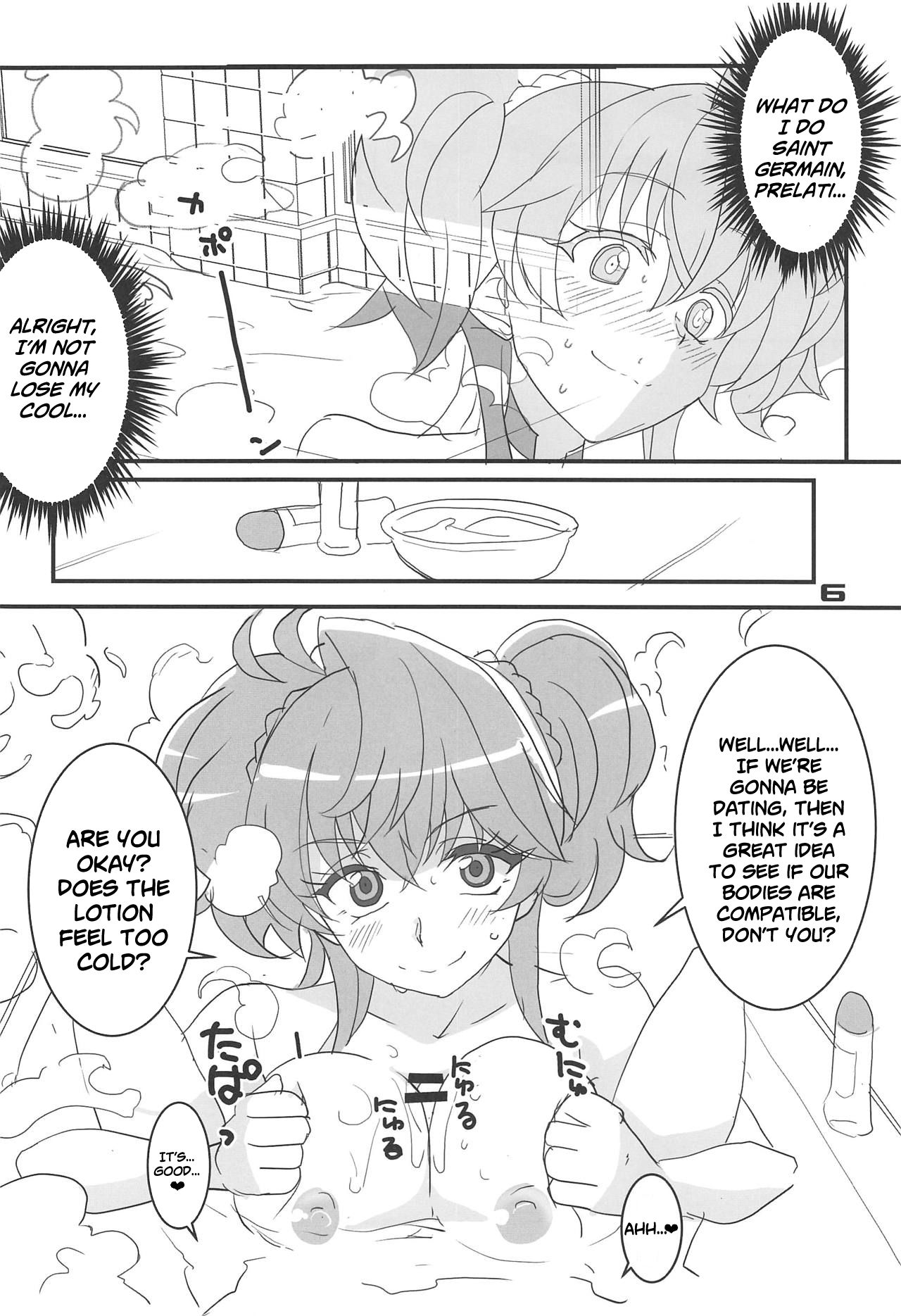 (Zesshou Stage 9) [BlueMage (Aoi Manabu)] Cagliostro, Datoshitemo? (Senki Zesshou Symphogear) [English] [Roadwarior2] numero di immagine  5