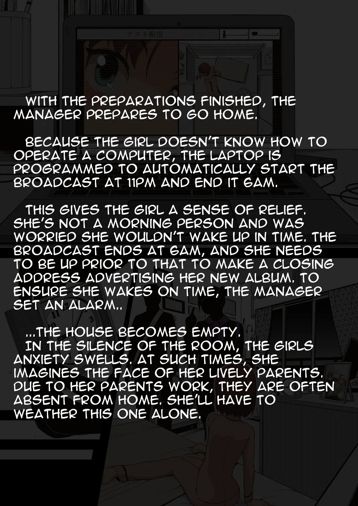 [Haiironpada] Idol Shoujo - Chijoku na Ichinichi 1 Negao Haishin Hen (Sleeping face livestream arc) [English] [Kuraudo] 画像番号 18