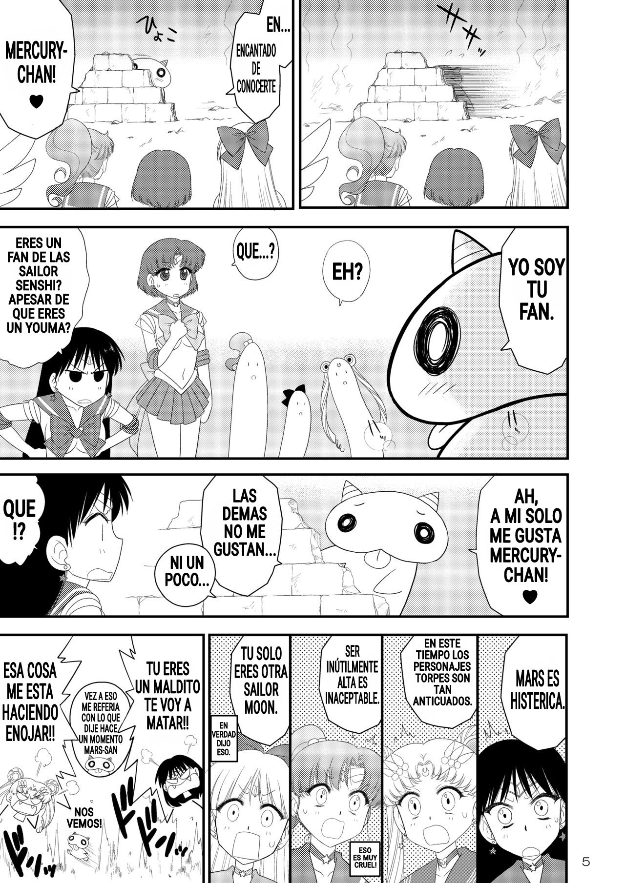 [BLACK DOG (Kuroinu Juu)] Kigurumi no Naka wa Massakari (Bishoujo Senshi Sailor Moon) [Spanish] [Digital] image number 5