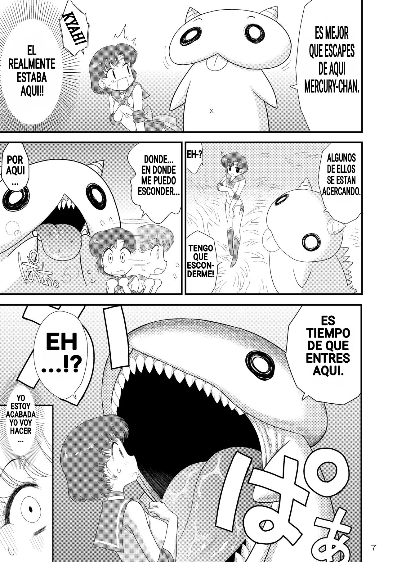 [BLACK DOG (Kuroinu Juu)] Kigurumi no Naka wa Massakari (Bishoujo Senshi Sailor Moon) [Spanish] [Digital] image number 7