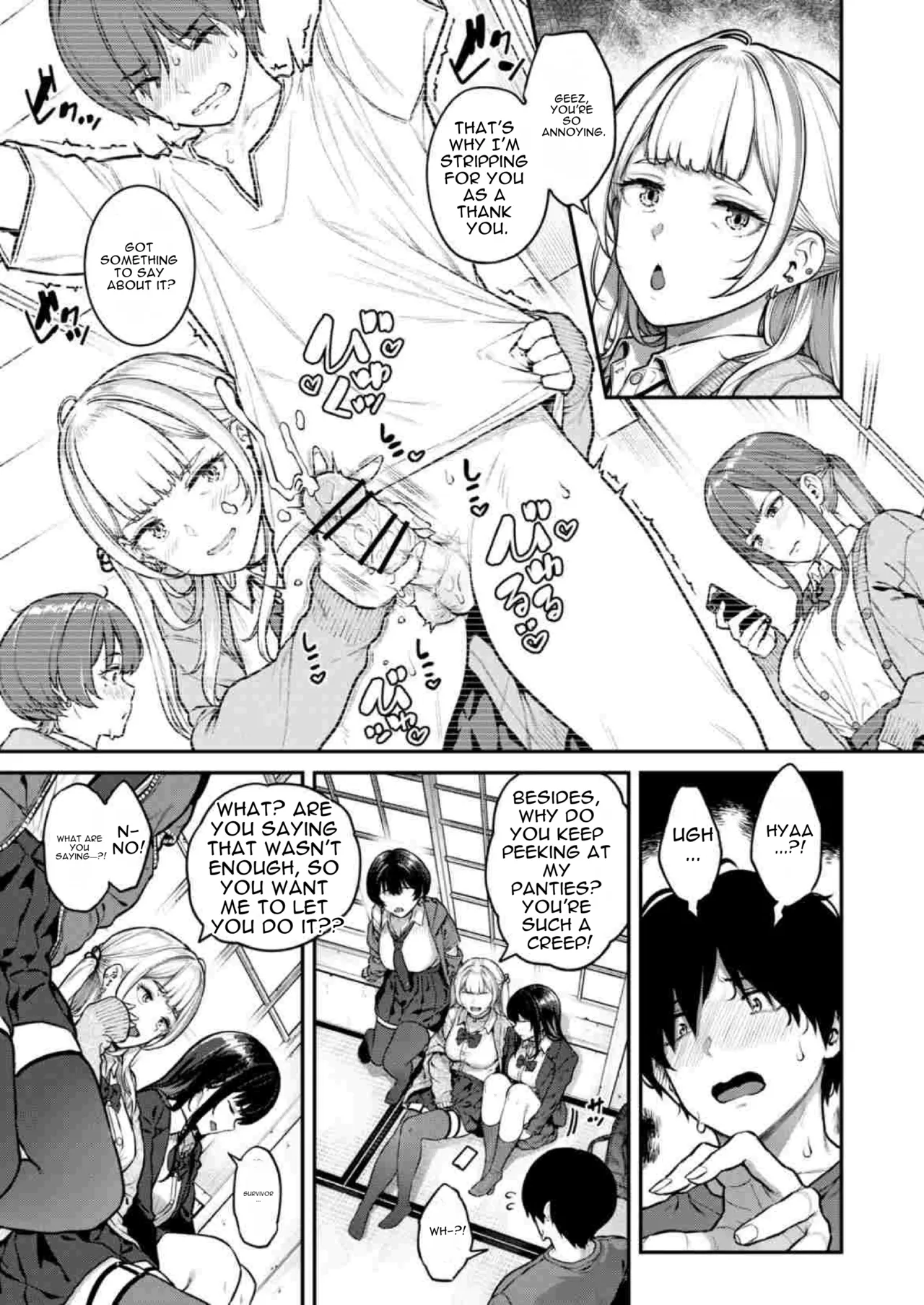 [Sajipen] Ippatsu Nuitekureru Basaki no Gal | The Gal at My Part-Time Job Who Jerks Me Off [English] [DNTA] 图片编号 4